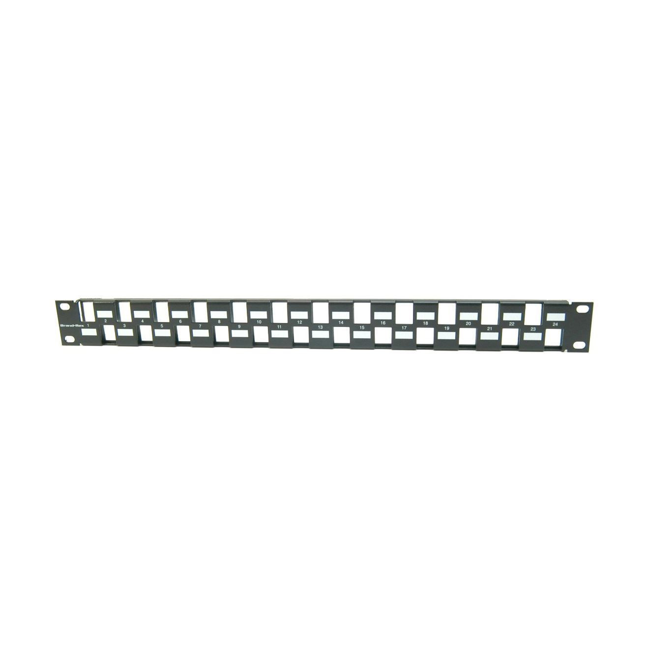 Leviton panel CAT.5e/6/6A 24-port modularen MMCPNLX24SIJ2