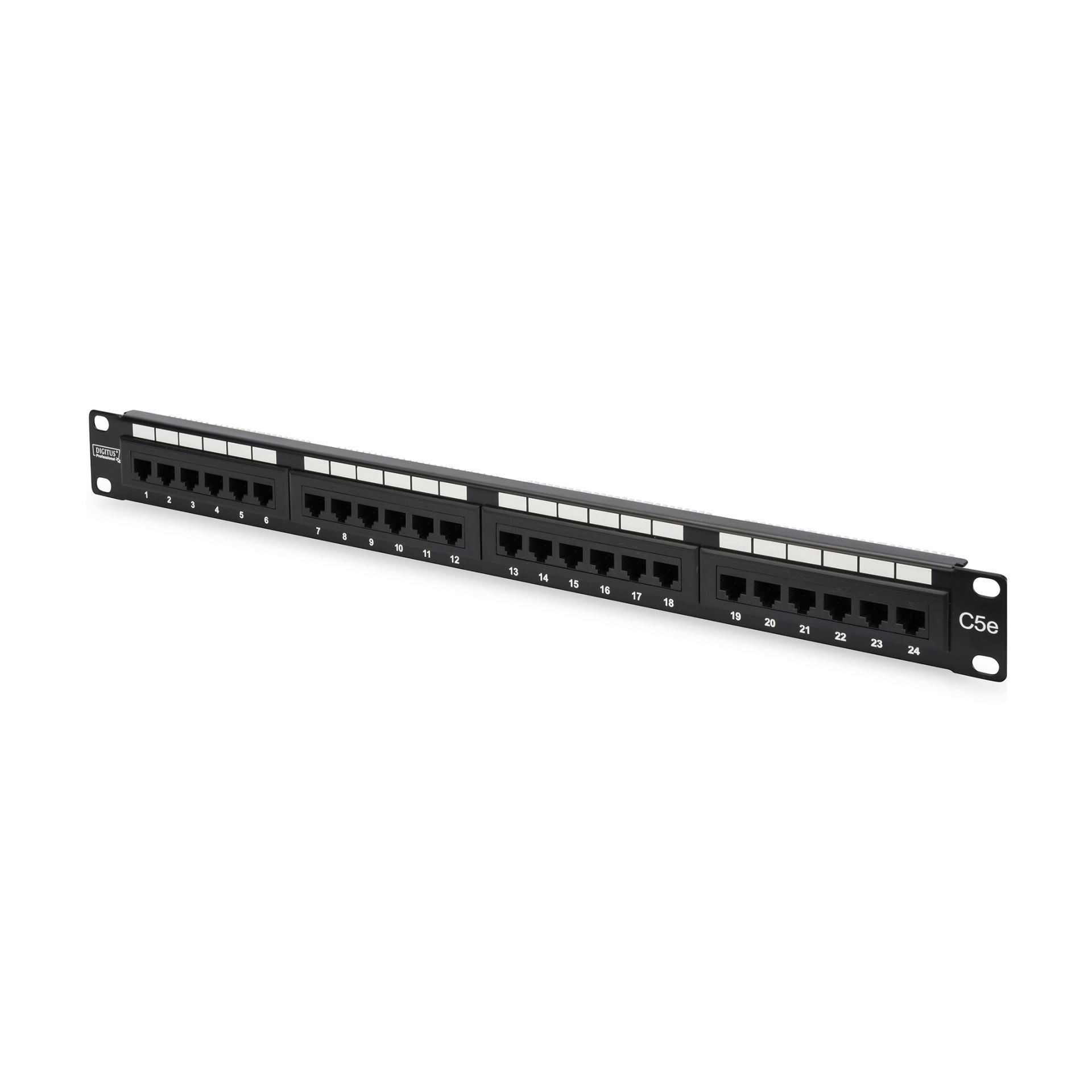 Digitus panel CAT.5e UTP 24-port 568B lsa+ DN-91524U