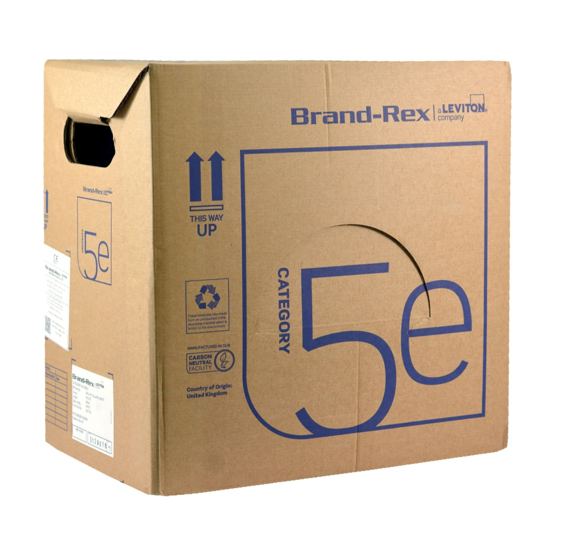 Leviton kabel CAT.5e UTP Eca 305m vijoličen