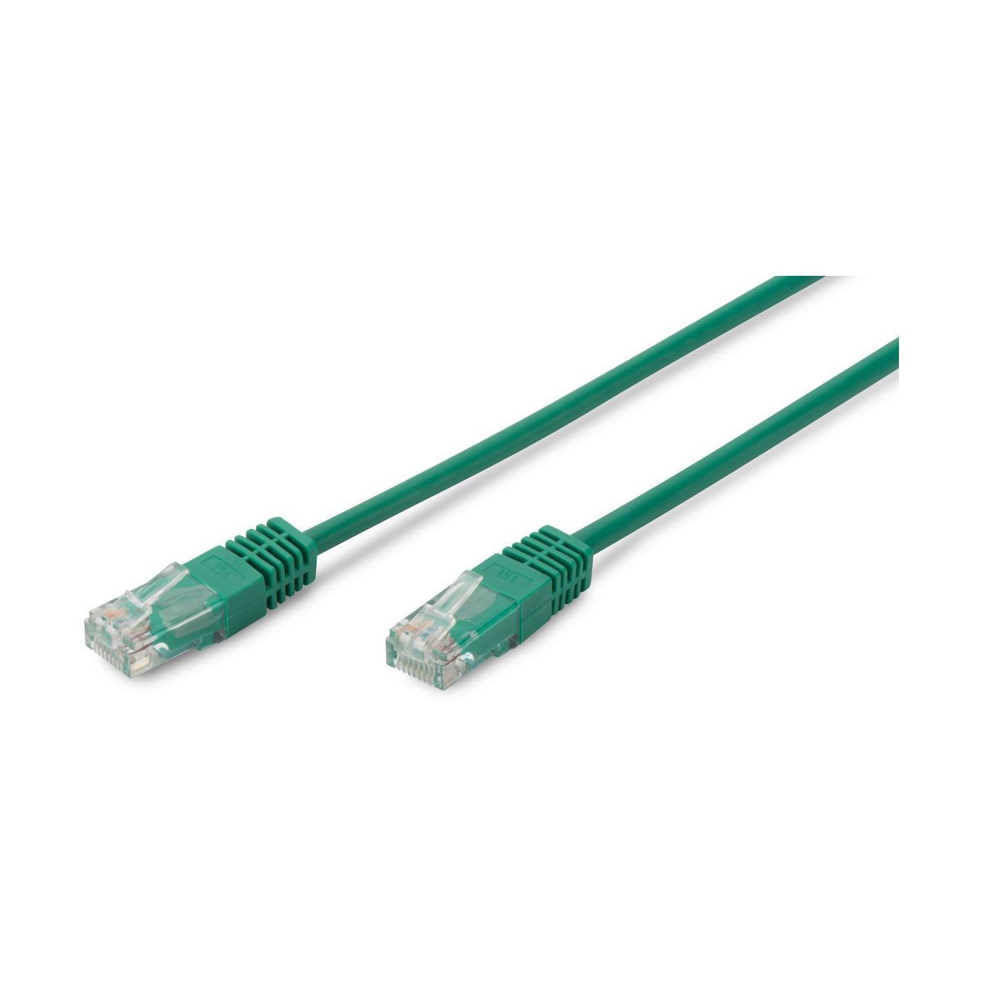 Digitus patch UTP CAT.5e  0,5m zelen