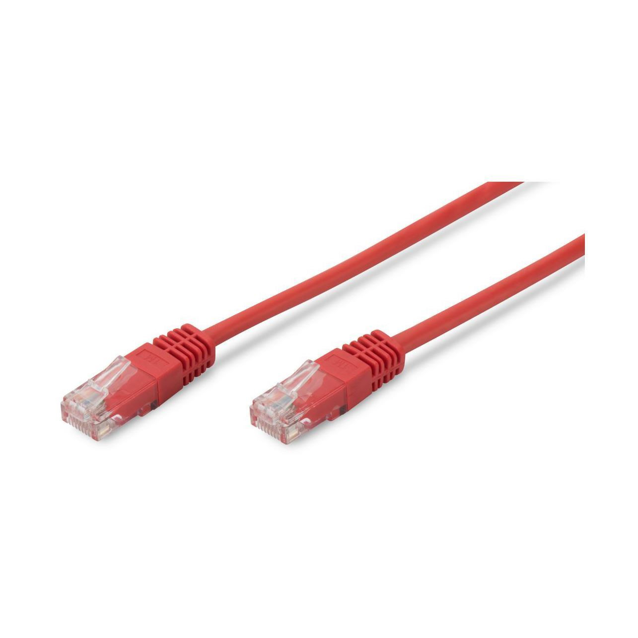 Digitus patch UTP CAT.5e 10m rdeč