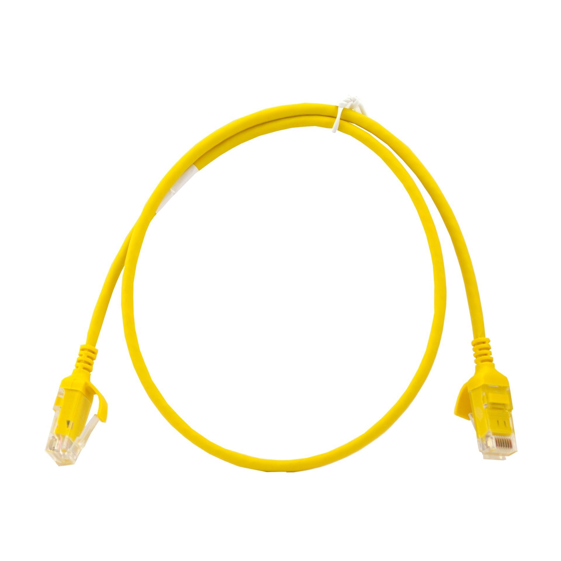 Leviton patch UTP CAT.6 0,6m rumen 3,8mm HighFlex 133-6H460-02Y
