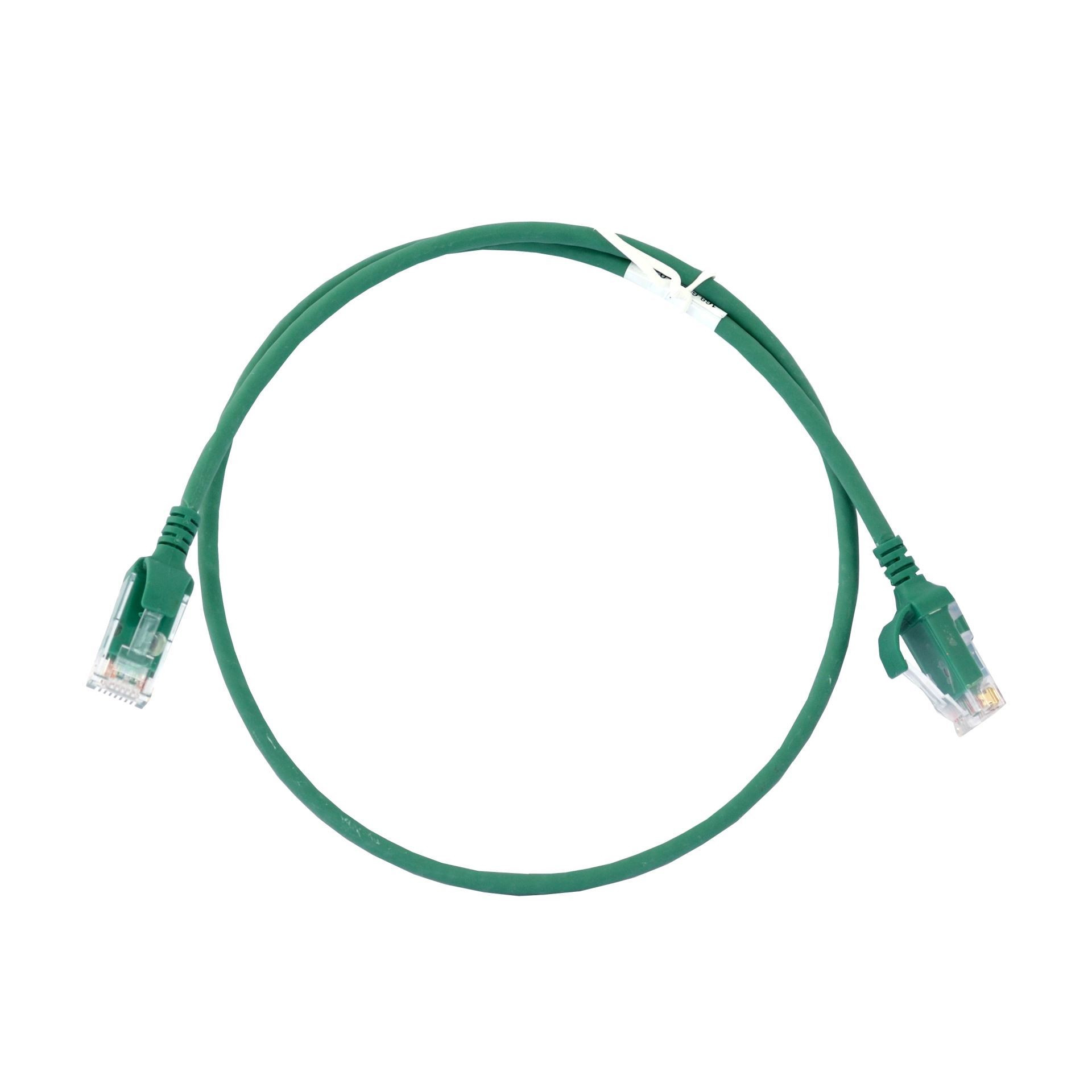 Leviton patch UTP CAT.6 0,6m zelen 3,8mm HighFlex 6H460-02G