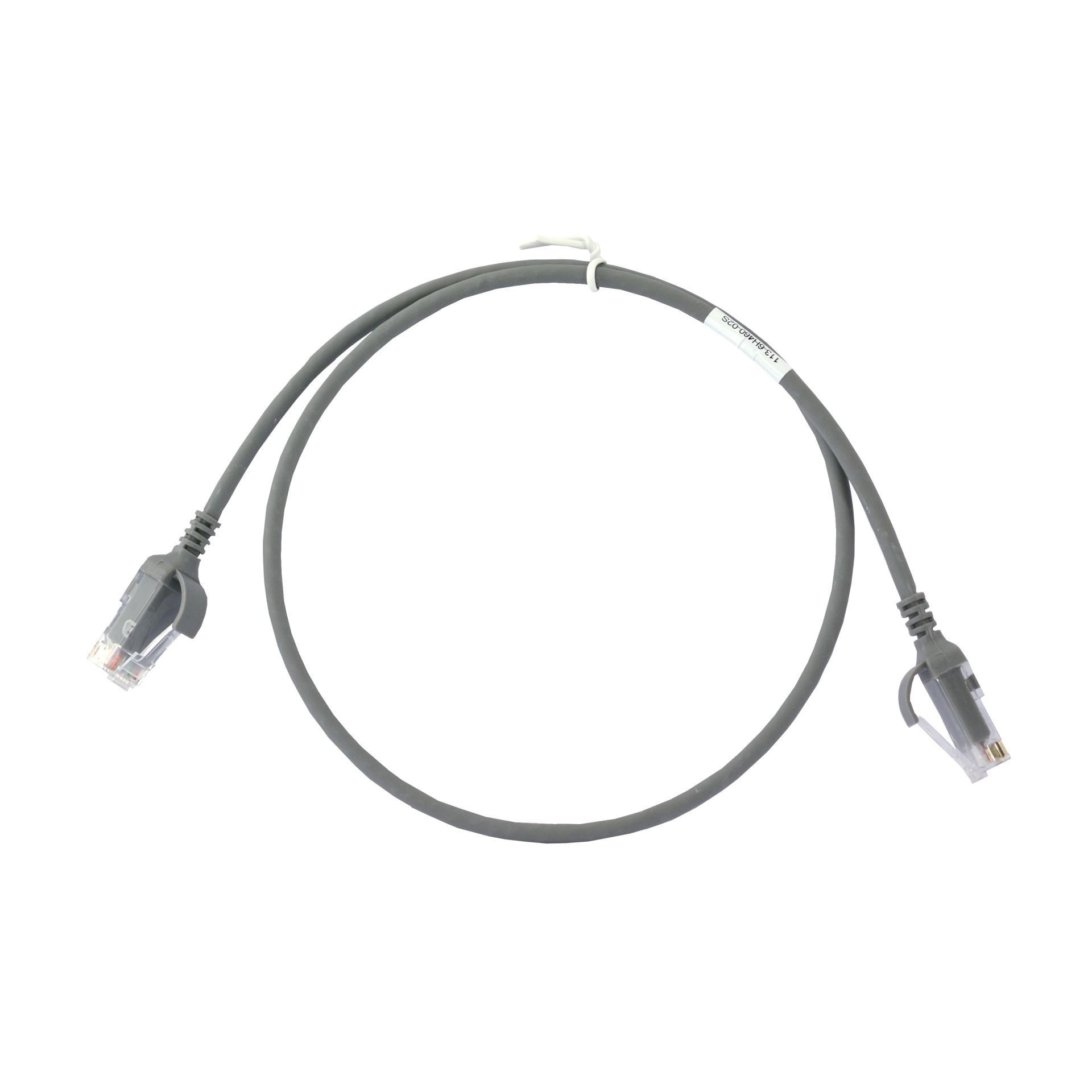 Leviton patch UTP CAT.6 0,6m siv 3,8mm HighFlex 113-6H460-02S