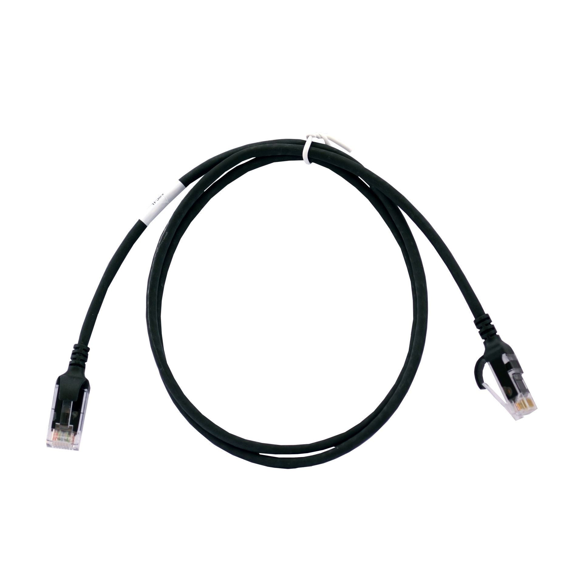 Leviton patch UTP CAT.6 0,9m črn 3,8mm HighFlex 149-6H460-03E