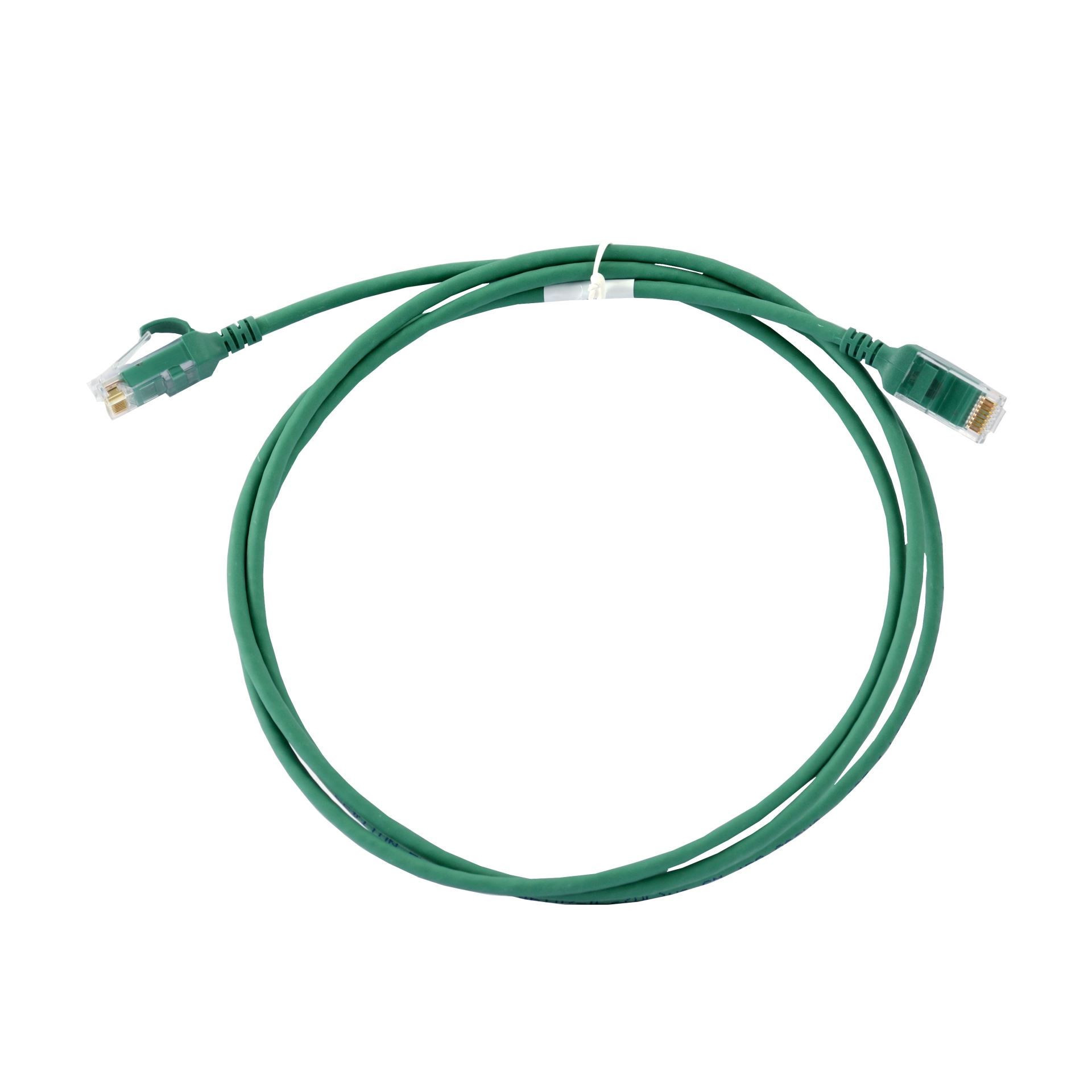 Leviton patch UTP CAT.6 1,5m zelen 3,8mm HighFlex 6H460-05G