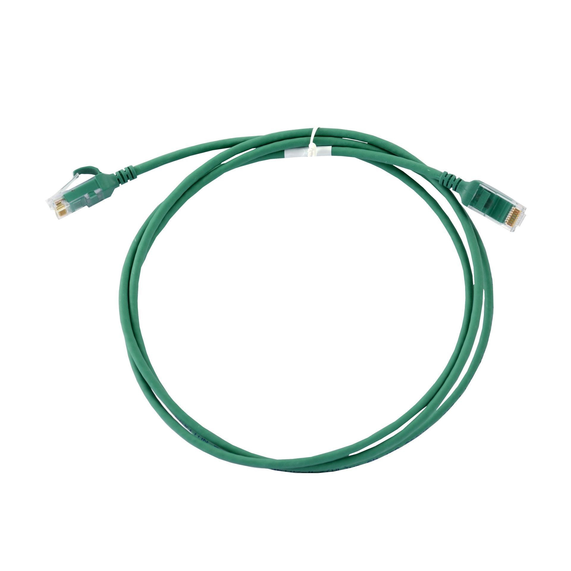 Leviton patch UTP CAT.6 4,6m zelen 3,8mm HighFlex 146-6H460-15G