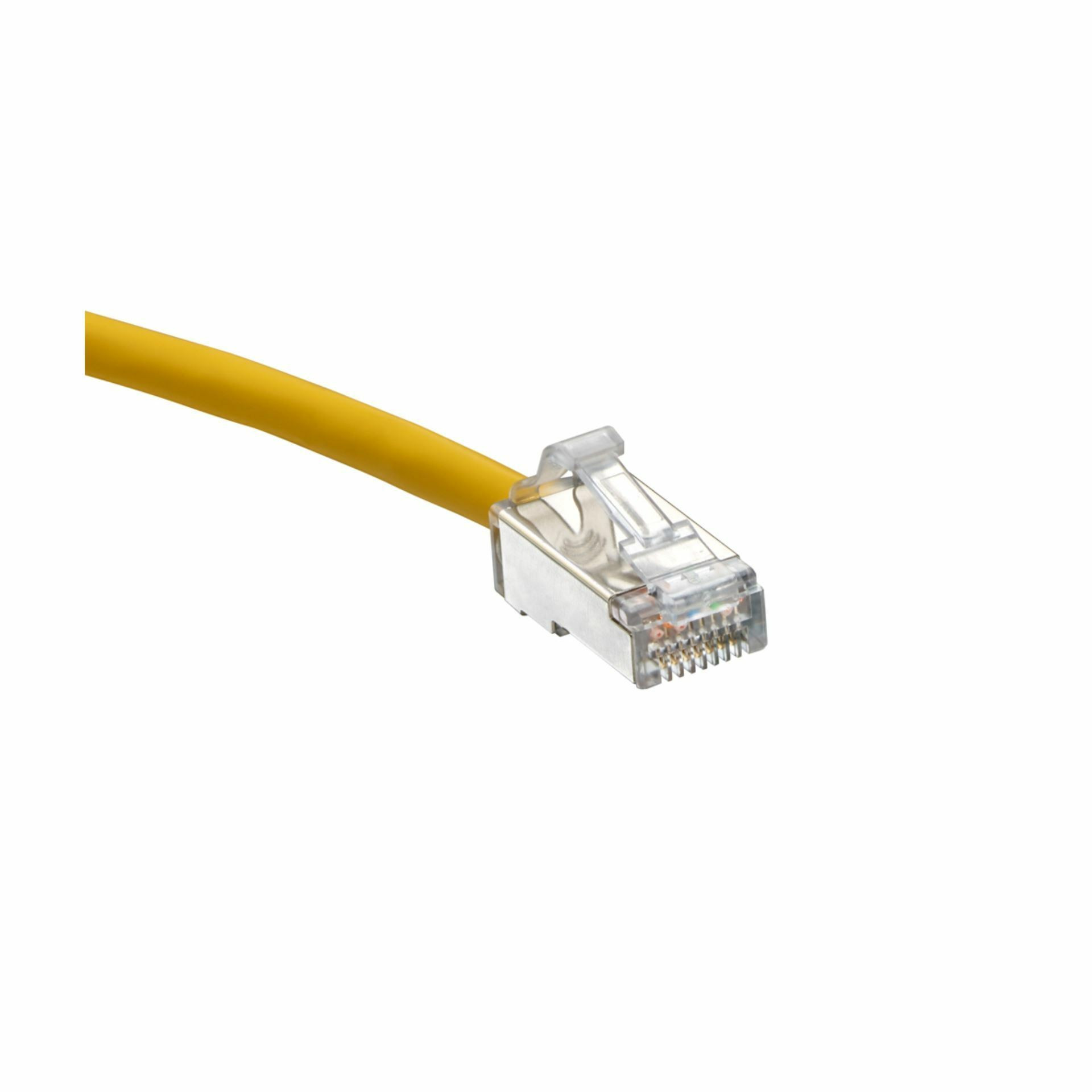 Leviton patch SFTP CAT.6A  4,5m rumen 4,7mm HighFlex 026-H6A10-15Y