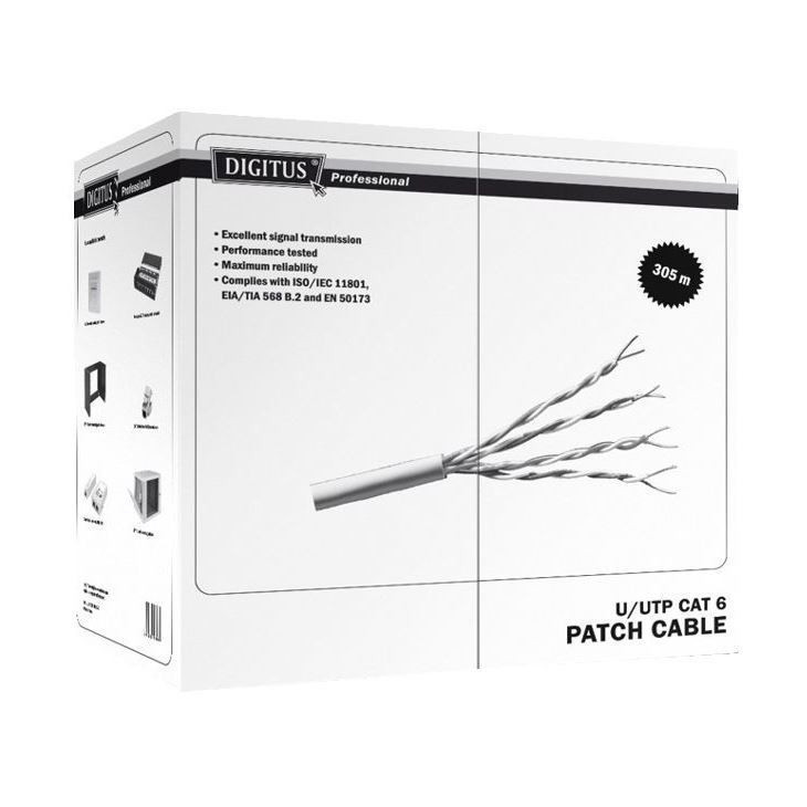 Digitus kabel CAT.6  UTP Eca 305m PVC SOHO ACU-4611-305