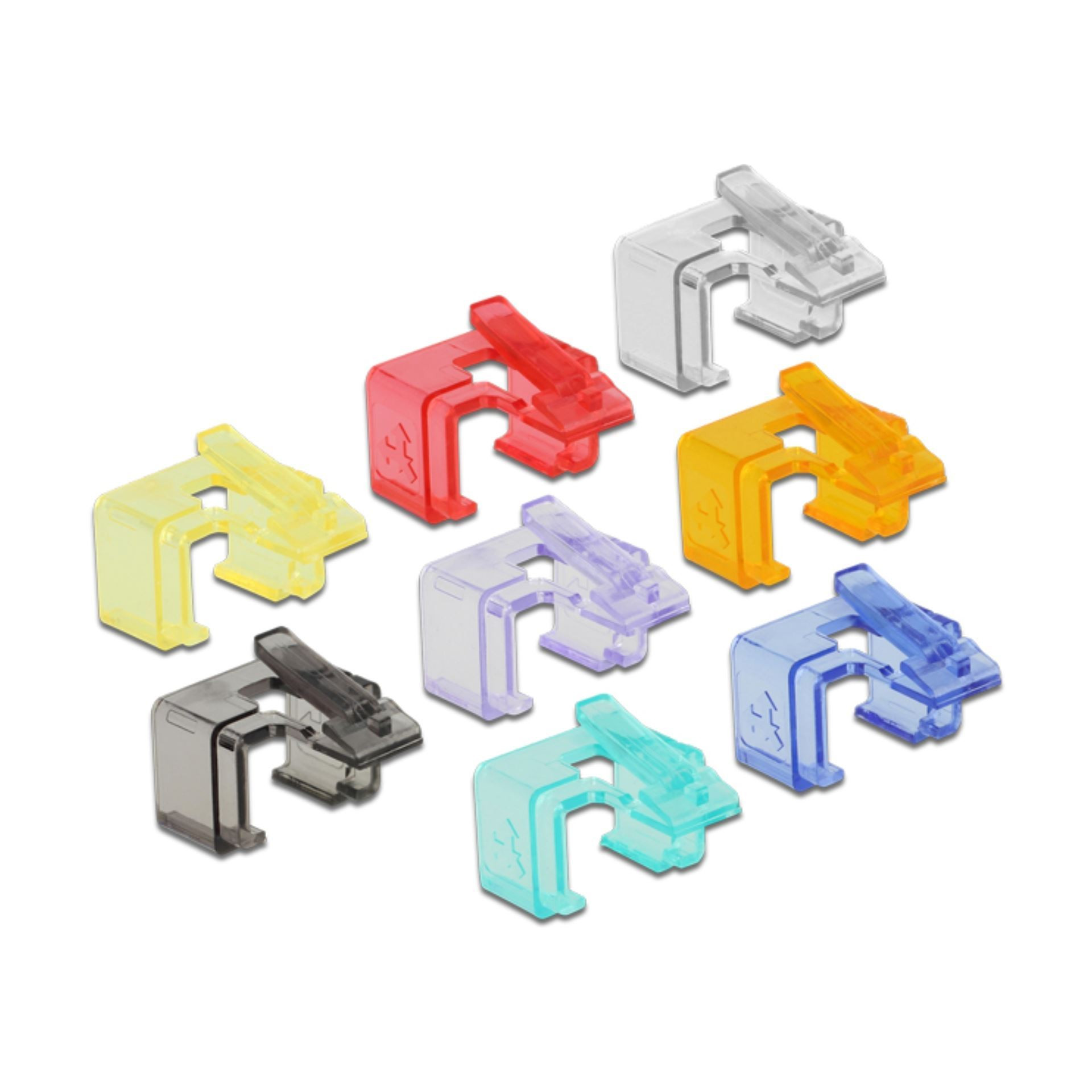 Delock set za popravilo RJ45 konektorjev večbarvni pak/16 86420