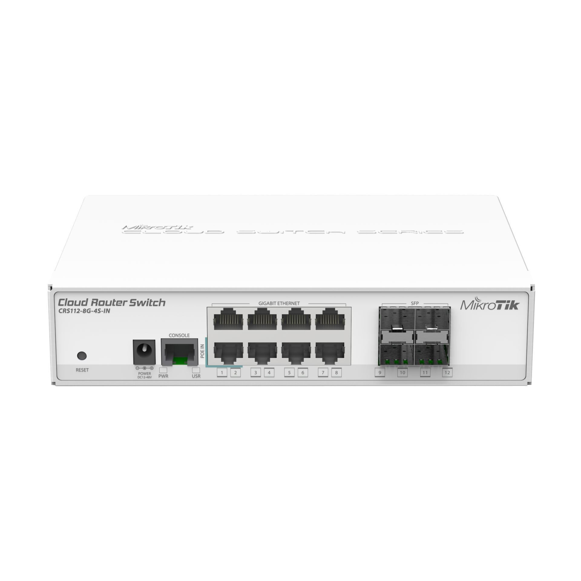 Mikrotik stikalo Giga  8-port 4xSFP CRS112-8G-4S-IN