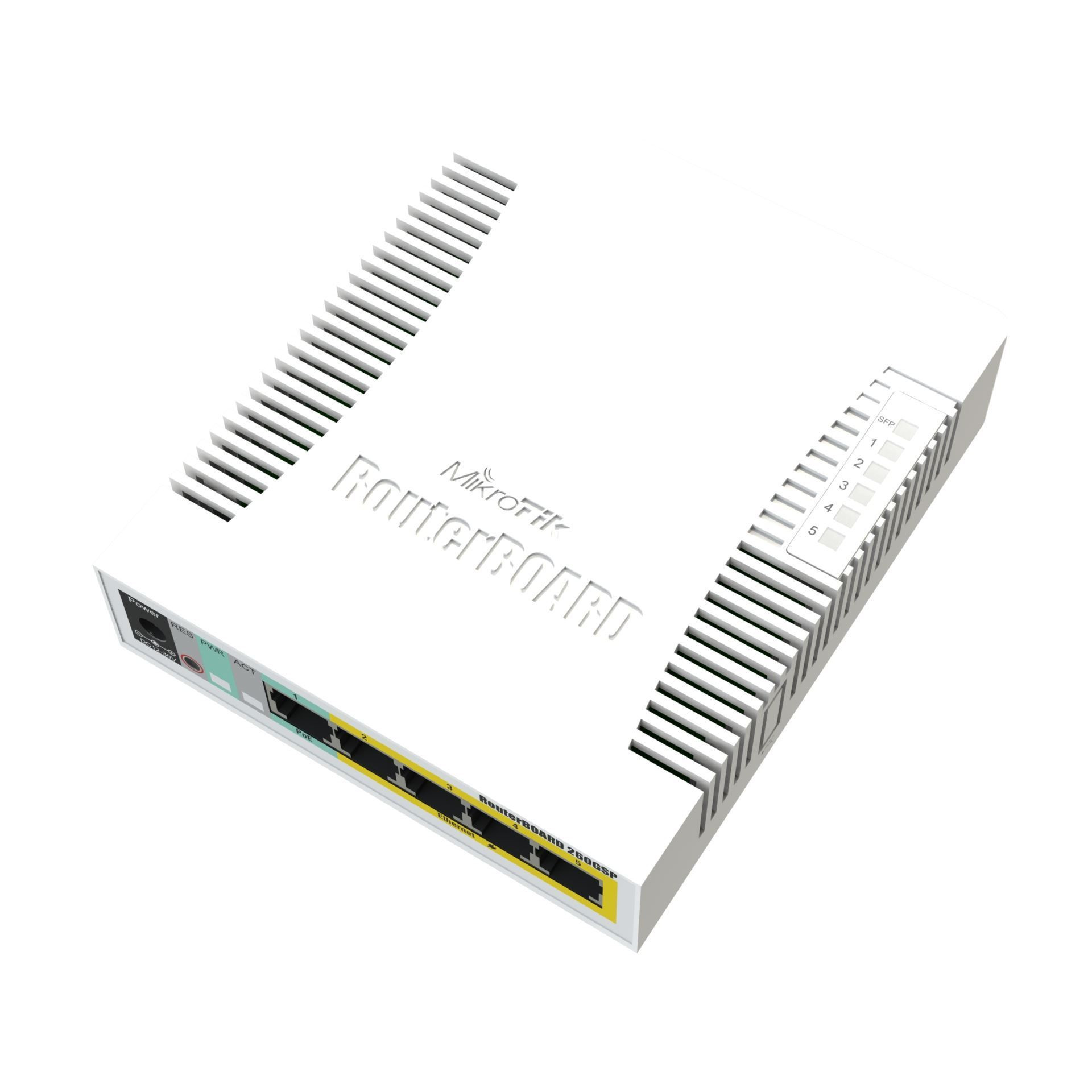 Mikrotik stikalo Giga  5-port 1xSFP RB260GSP CSS106-1G-4P-1S
