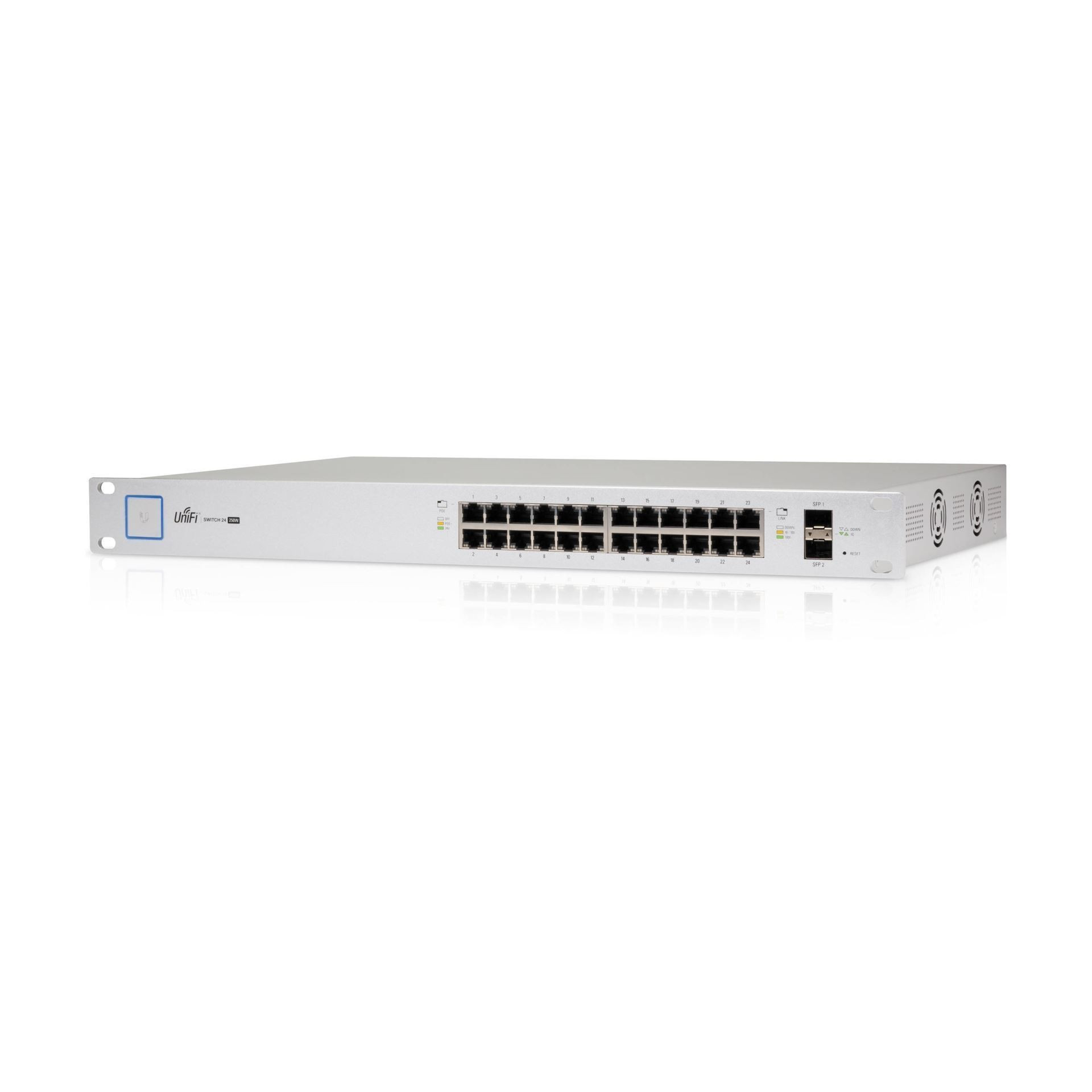 Stikalo Giga 48cm 24xRJ45 2xSFP UBNT-US-24 UniFi Switch Ubiquiti