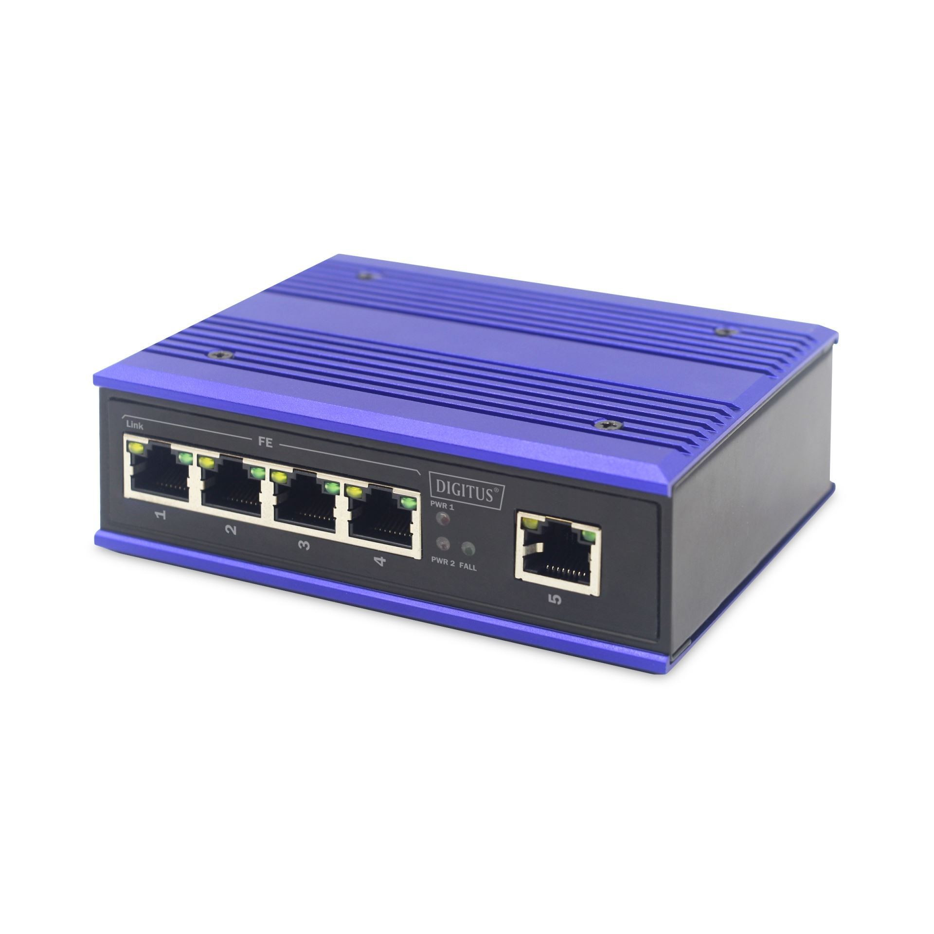 Digitus stikalo 100M  5-port Industrijsko DIN DN-650105