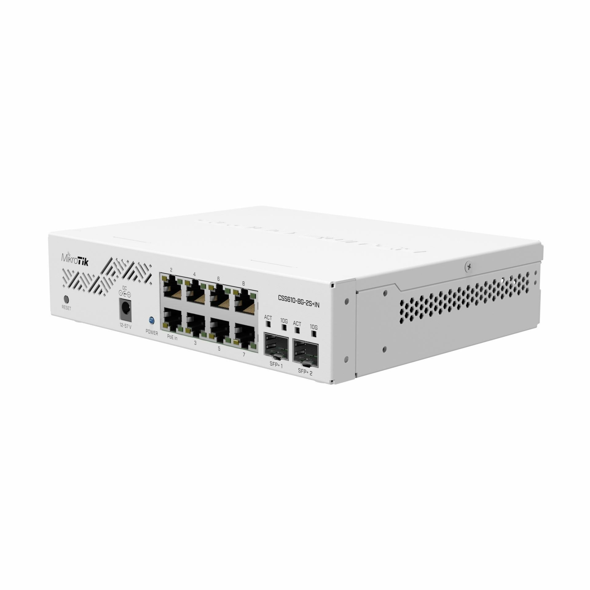 Mikrotik stikalo Giga  8-port 2xSFP+ CSS610-8G-2S+IN