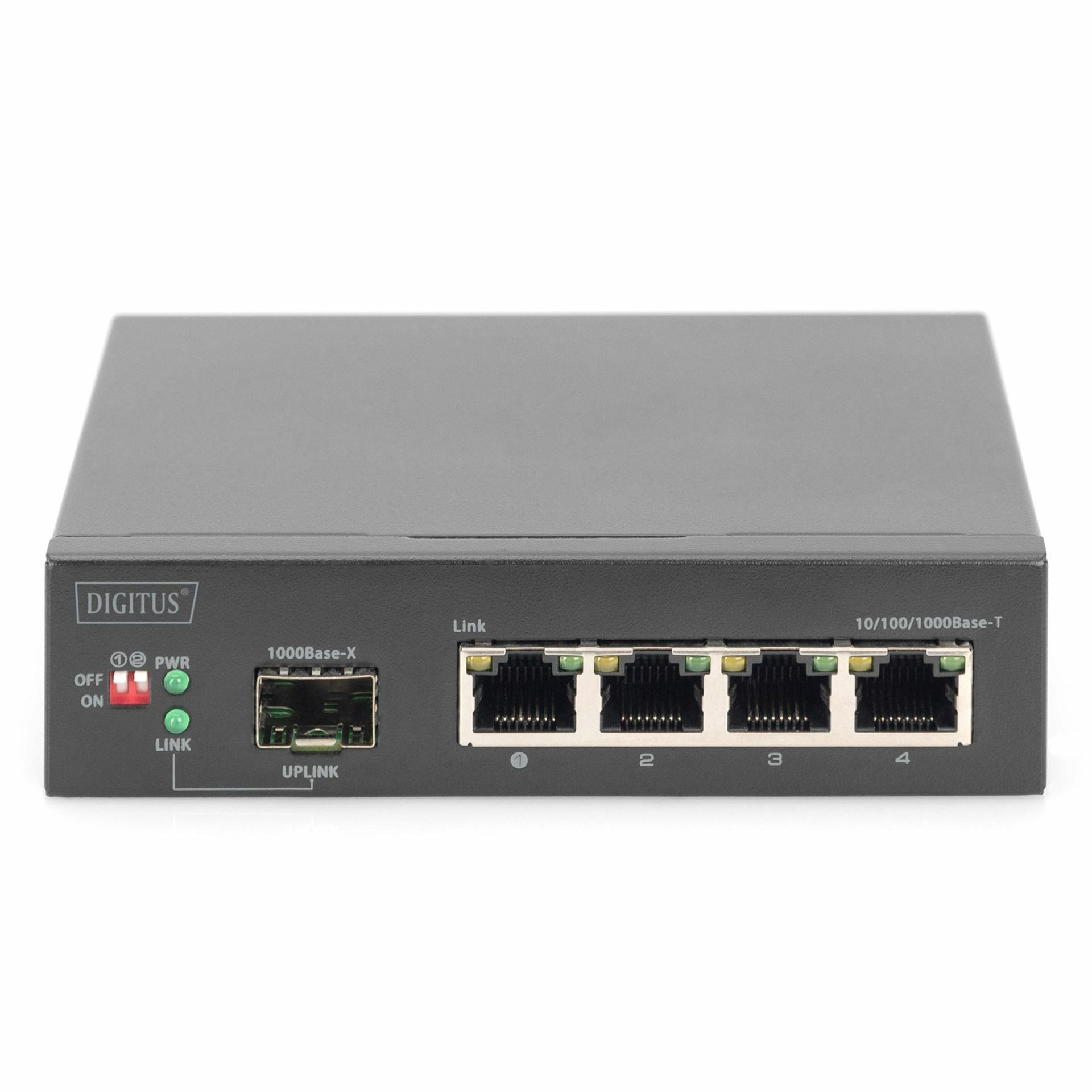 Digitus stikalo Giga  4-port 1xSFP DN-80120