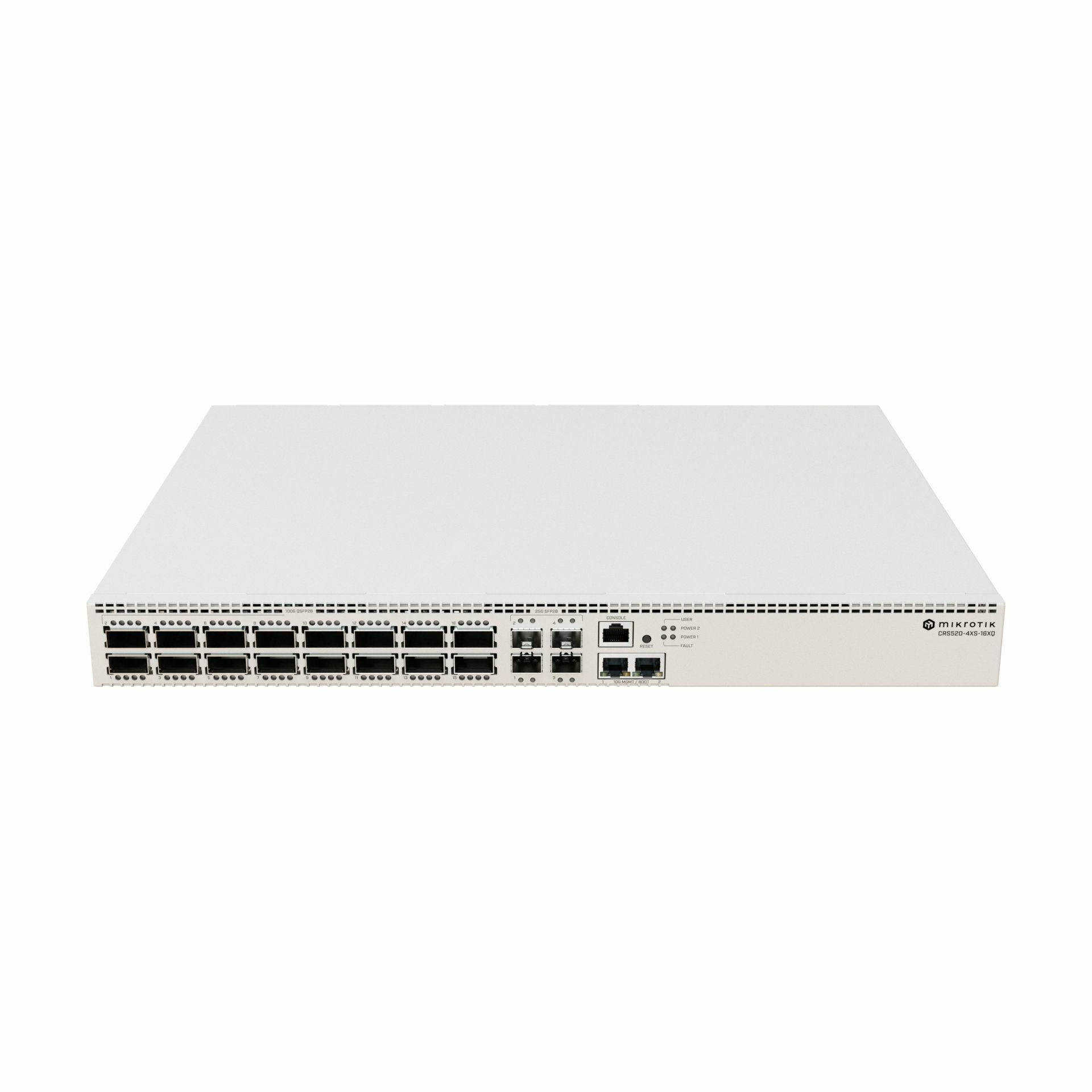 Mikrotik stikalo Giga 16-port rack QSFP28 + 4x SFP28 CRS520-4XS-16XQ-RM