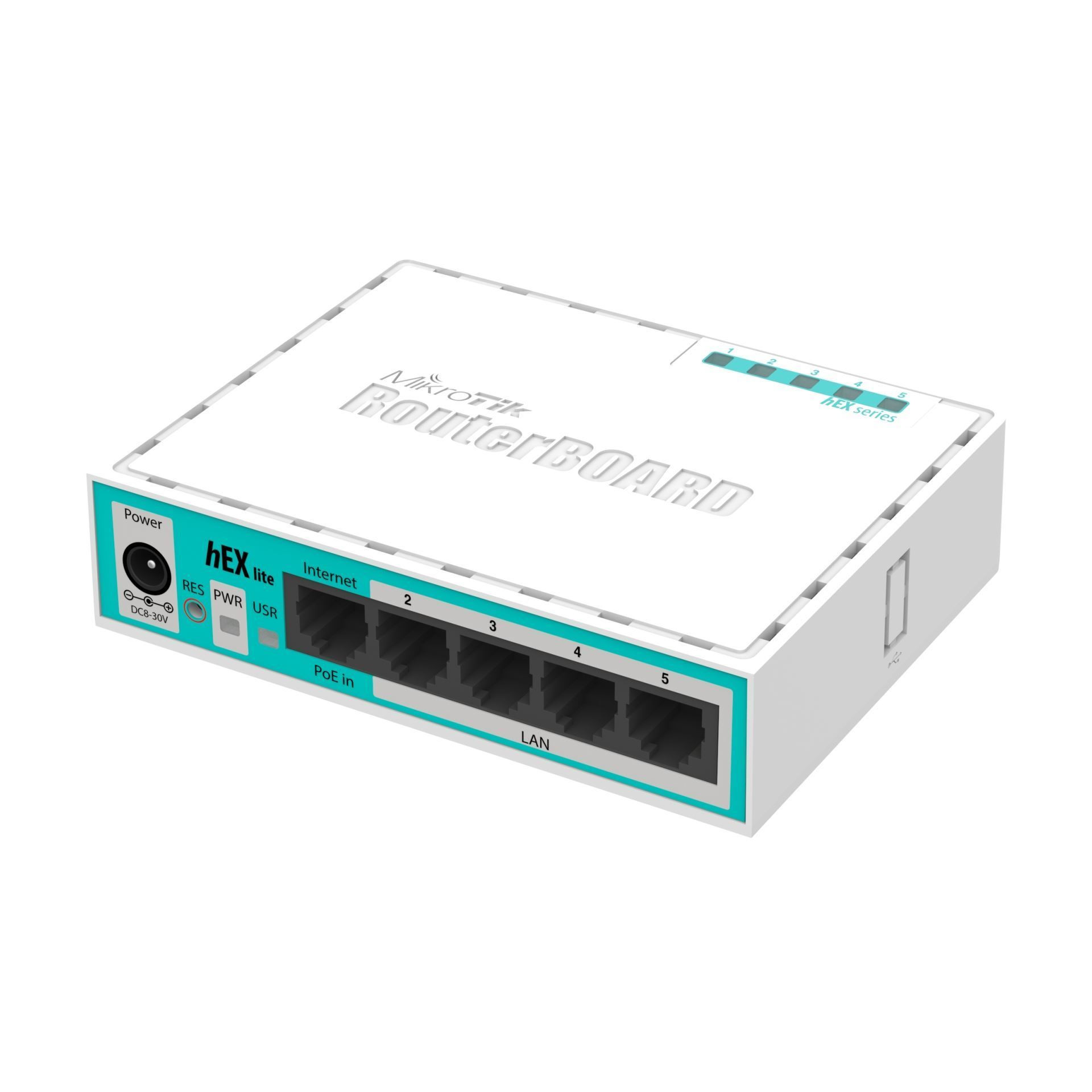 Usmerjevalnik  5xRJ45 10/100 RB750r2 hEX lite Mikrotik