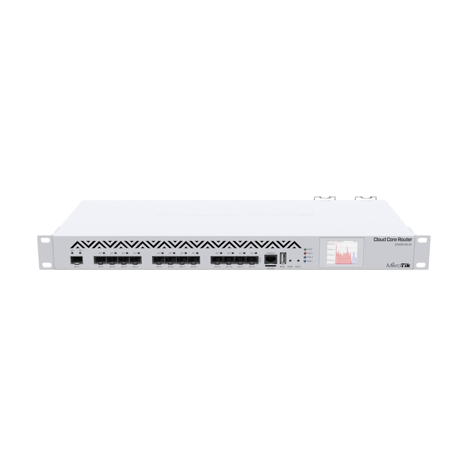 Usmerjevalnik 12xSFP 1xSFP+ 48cm CCR1016-12S-1S+ Mikrotik