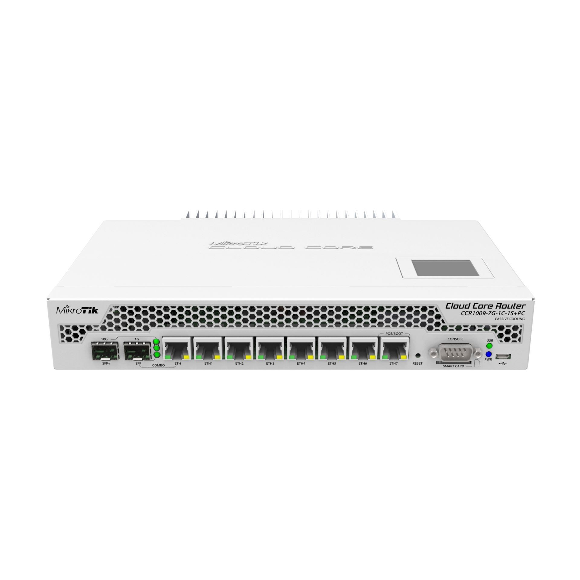 Usmerjevalnik  7xRJ45 10/100/1000 48cm CCR1009-7G-1C-1S+PC Mikrotik