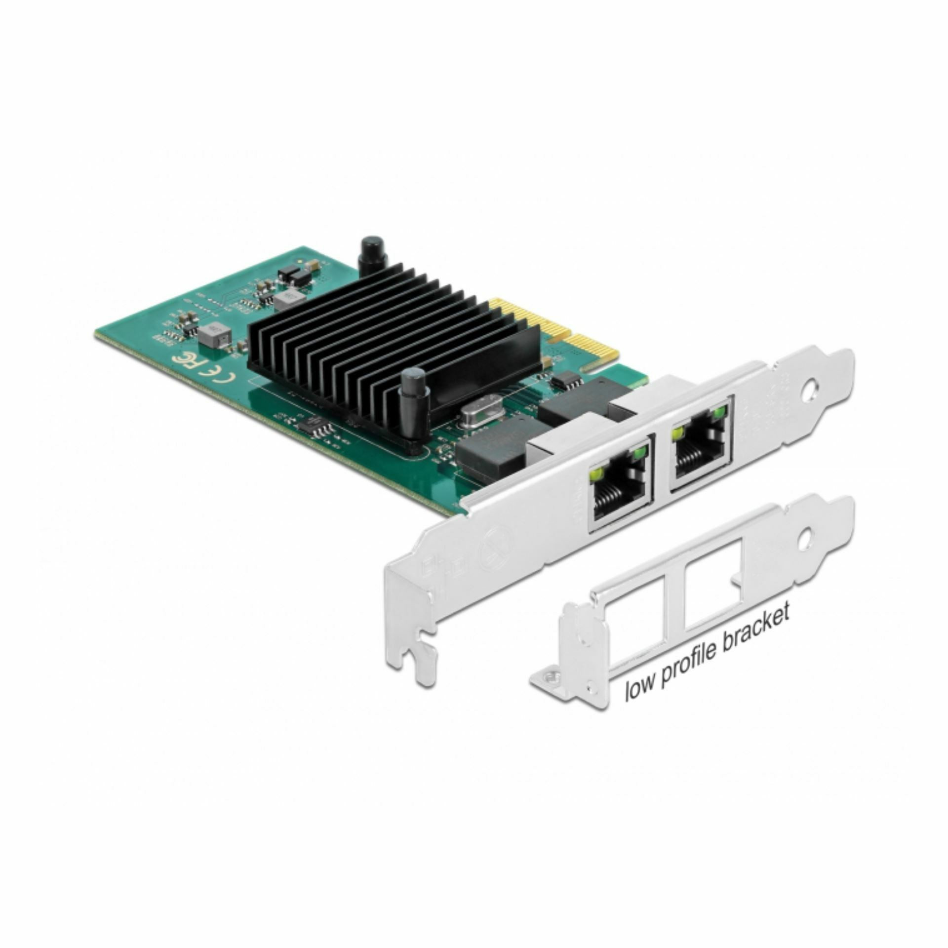Delock mrežna kartica PCIe 2xRJ45 GigaLAN i82576 89021