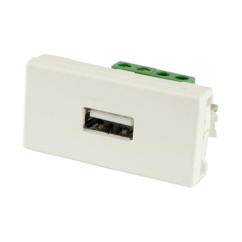 SIMC-45X22,5 - USB-A s konektorji bel