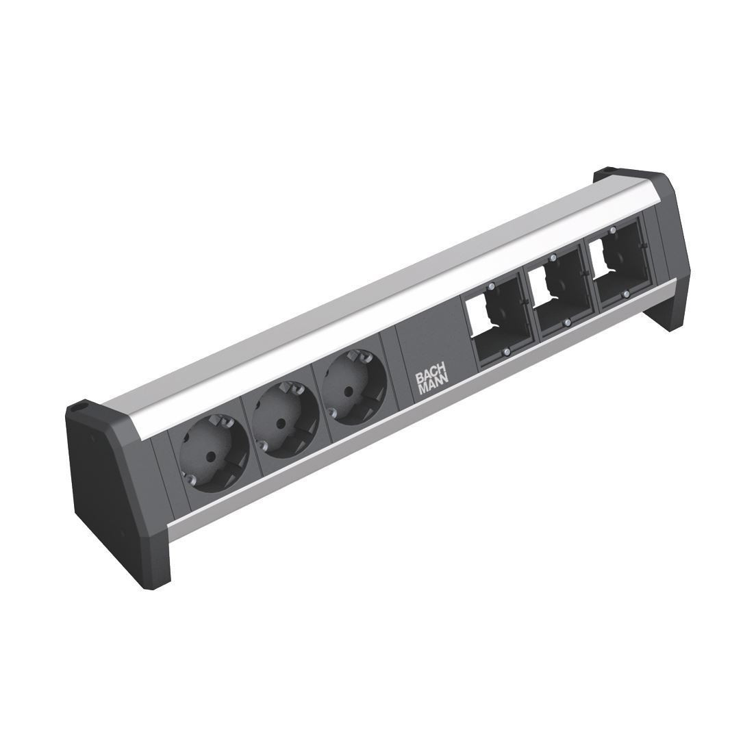 Bachmann DESK 1 namizni razdelilec 3x220V, 3xprazen 902.002