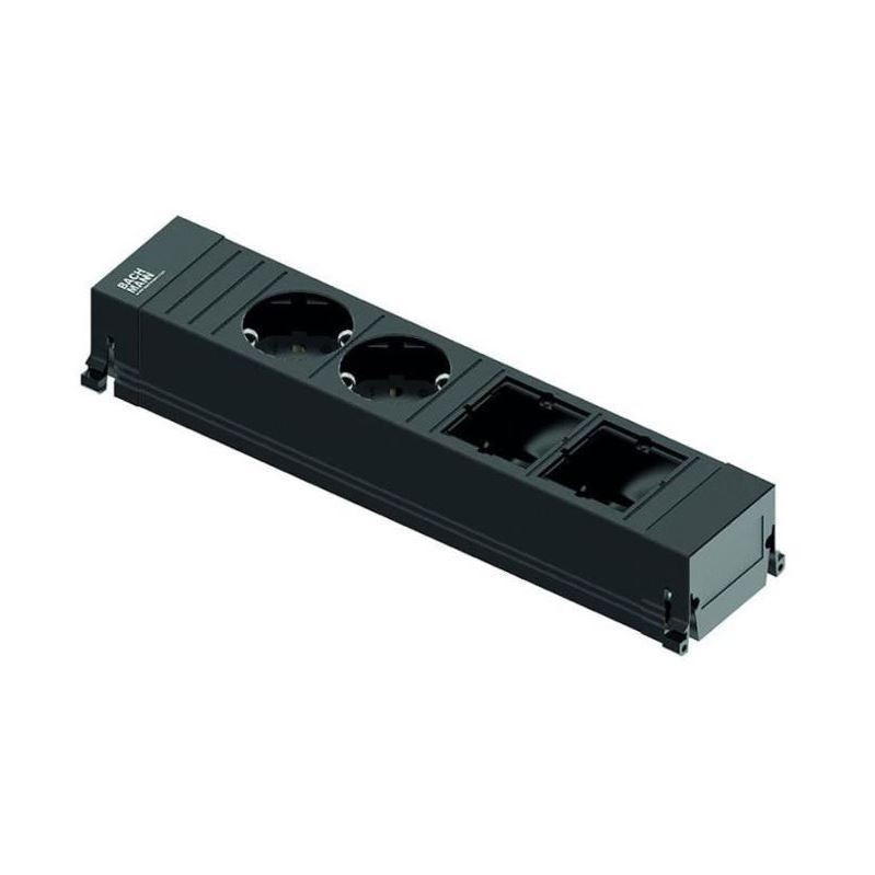 Bachmann POWER FRAME vgradni razdelilec 262mm 2x230V, 2xprazen 916.0601