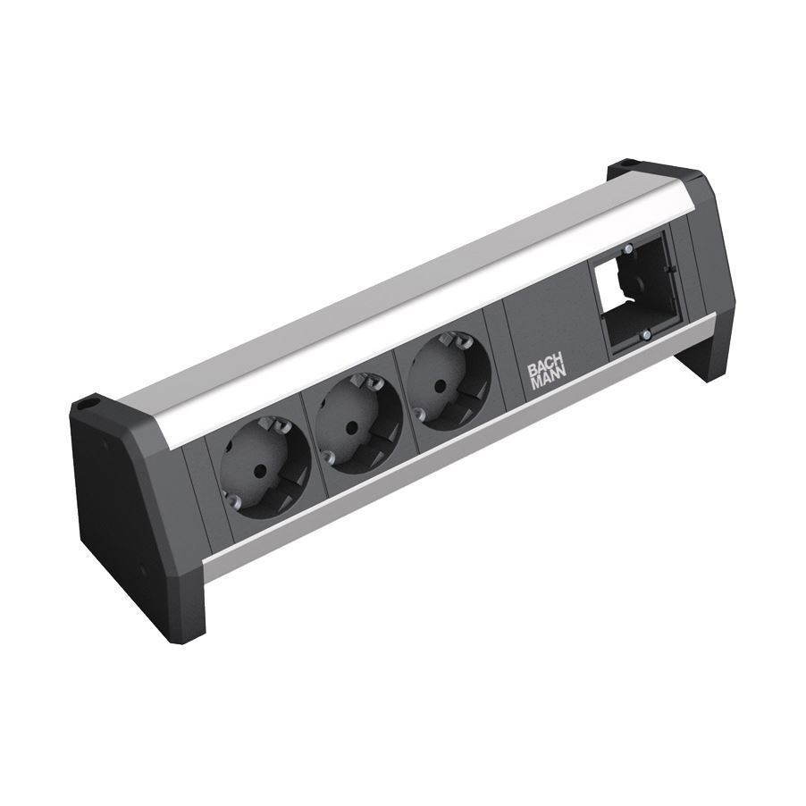 Bachmann DESK 1 namizni razdelilec 3x220V, 1xprazen 902.000