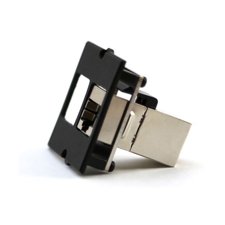 Bachmann montažni okvirček 2xRJ45 z kovinskimi nosilci modul 917.061