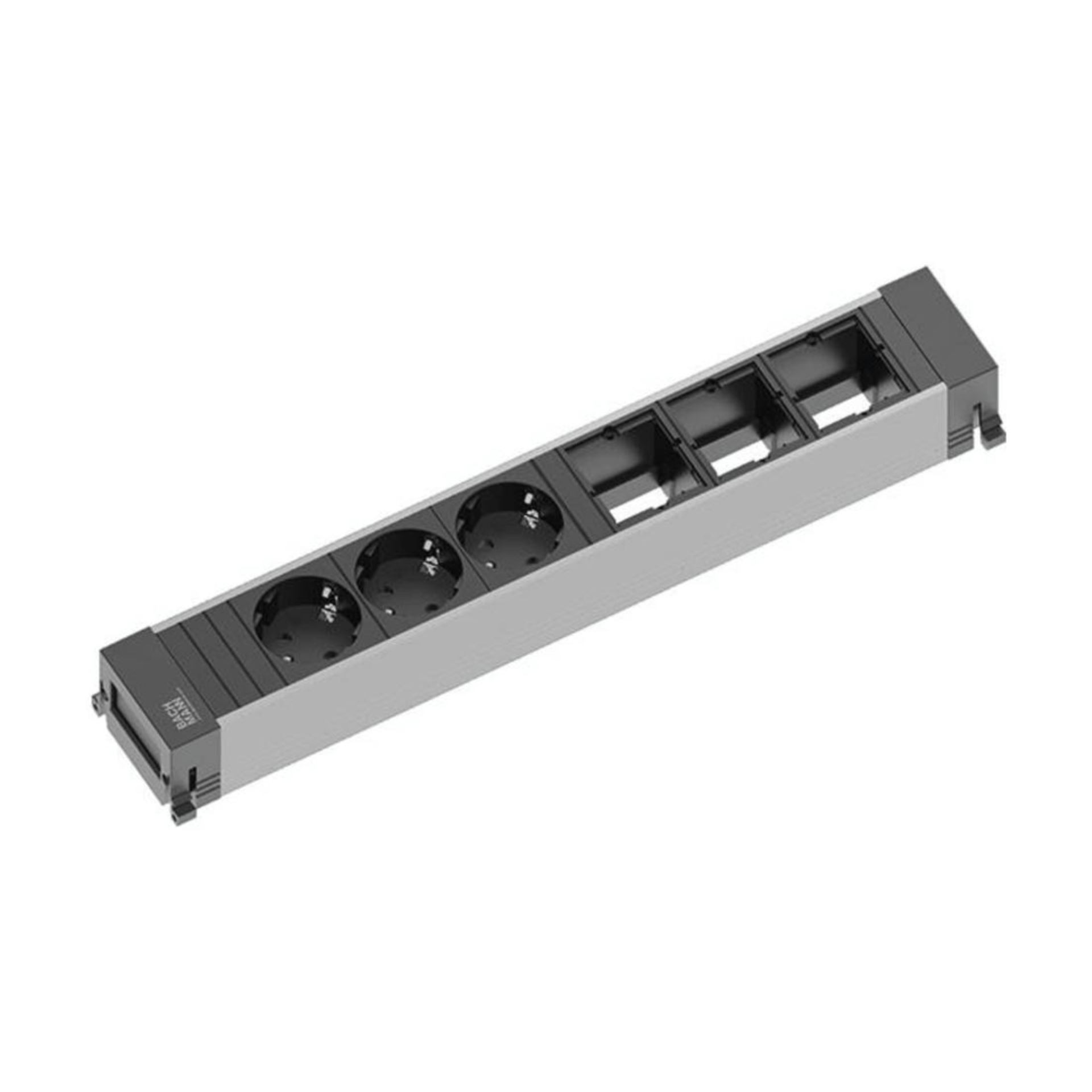 Bachmann POWER FRAME vgradni razdelilec 350mm 3x220V, 3xprazen 916.007