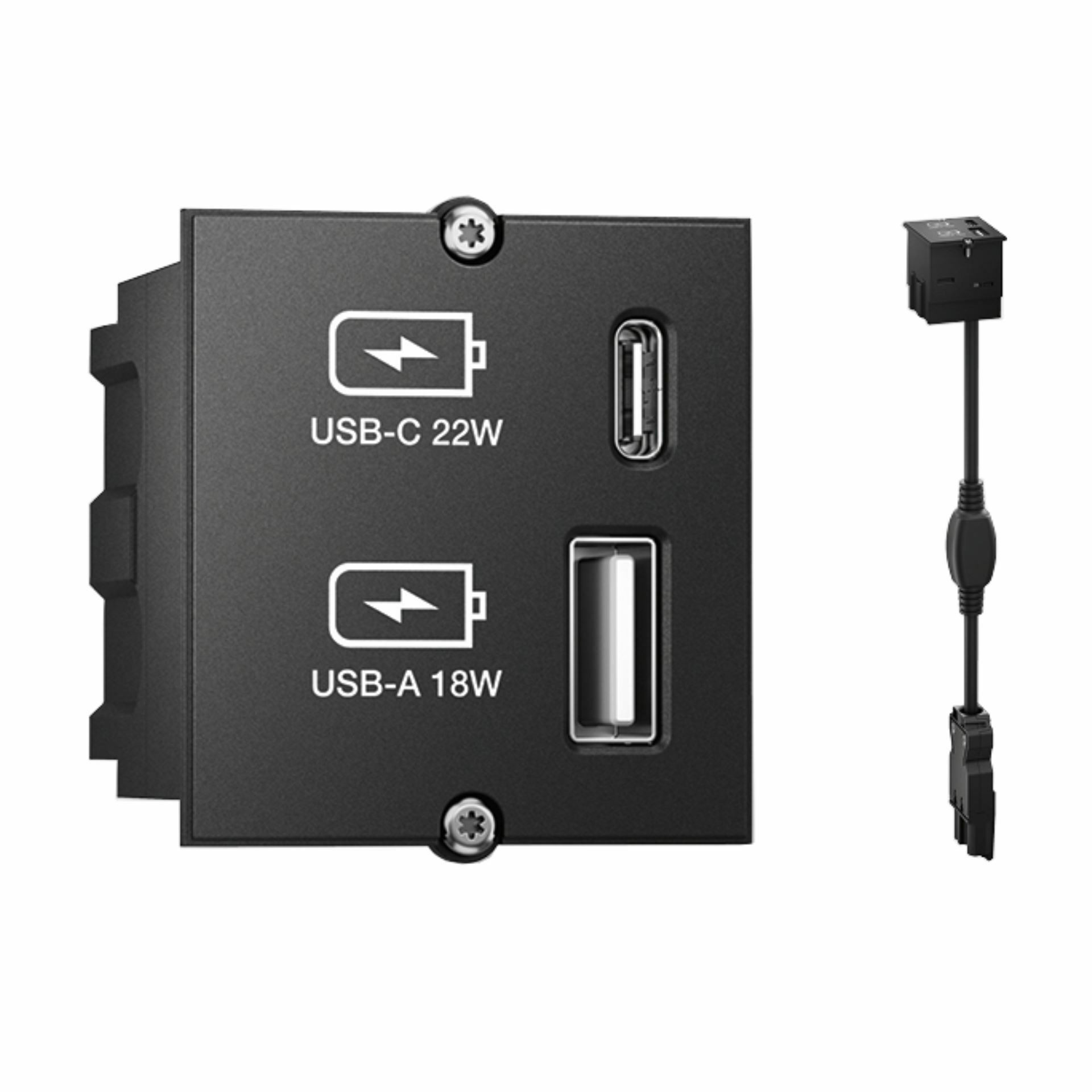Bachmann modul napajalni 1xUSB-A 1xUSB-C 917.227