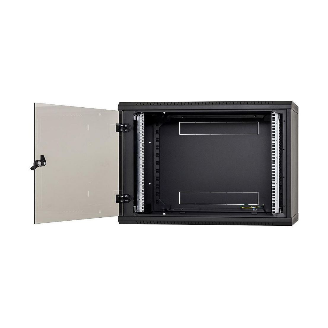 Triton kabinet zidni  6U 600x400 370 črn sestavljen