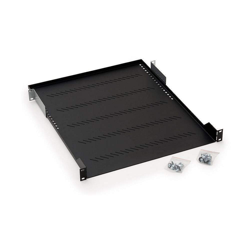 Triton polica rack 1U 750mm - 40kg črna