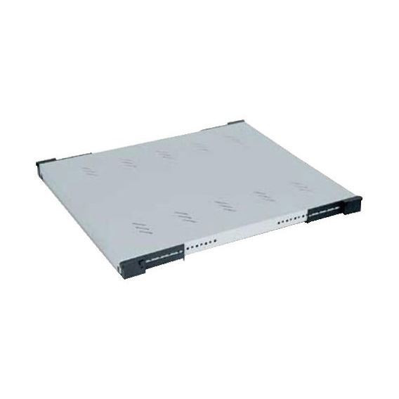 Triton polica rack 1U 650mm - 80kg siva