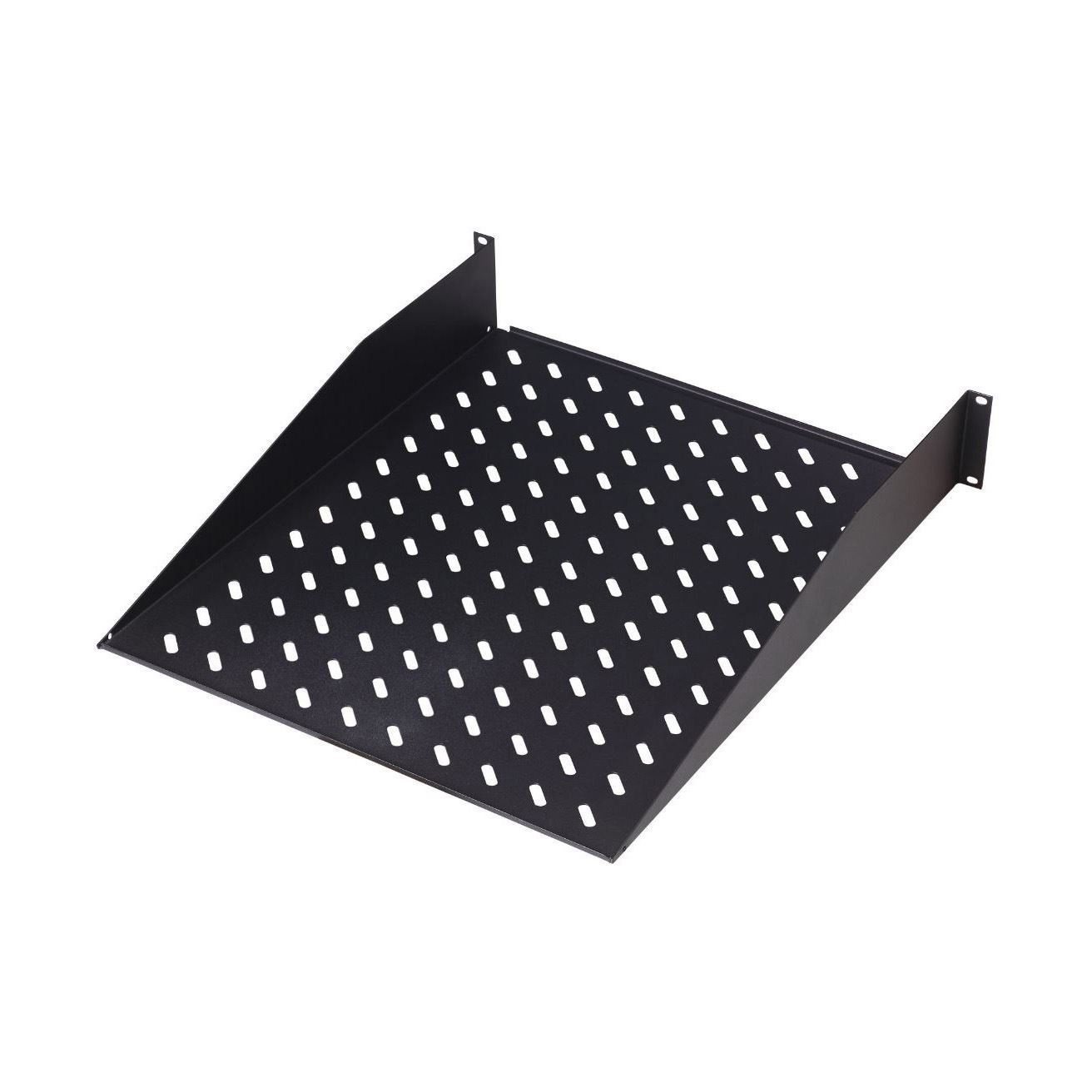 Digitus polica rack 2U 370mm - 20kg črna DN-19 TRAY-2-SW