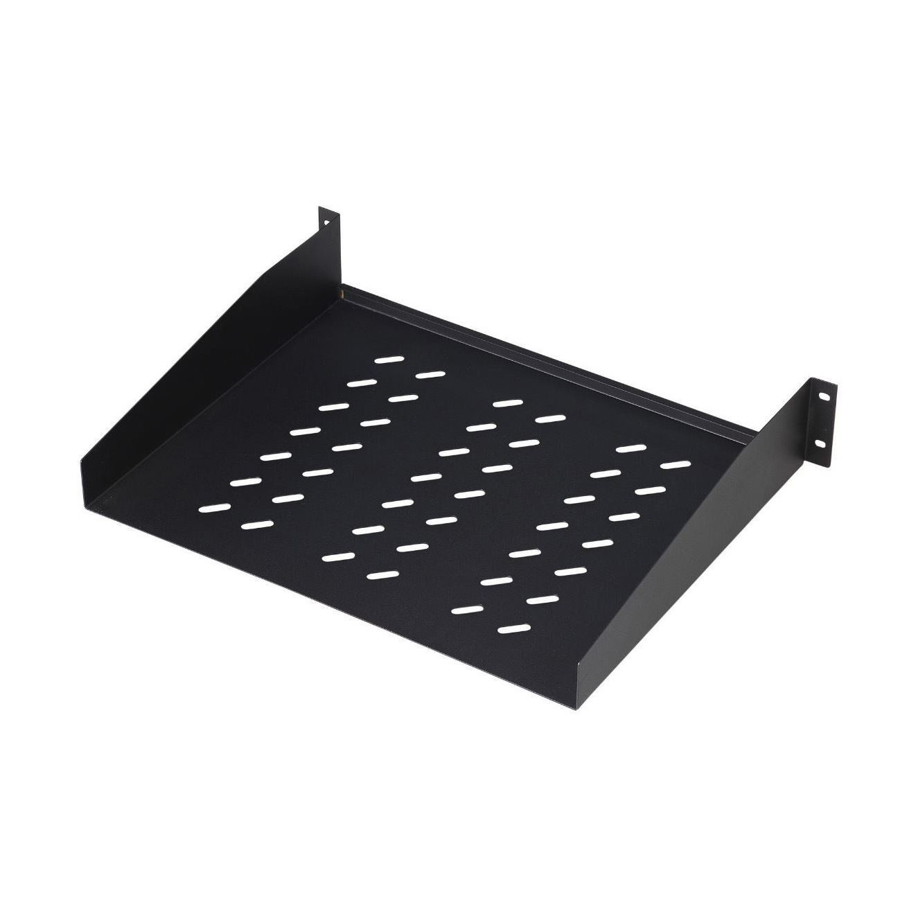 Digitus polica rack 2U 550mm - 20kg črna DN-19 TRAY-2-55-SW