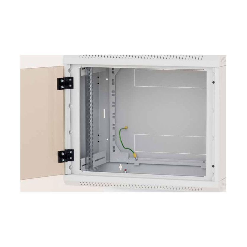 Triton kabinet zidni 18U 900 600x500 siv sestavljen perforirana vrata