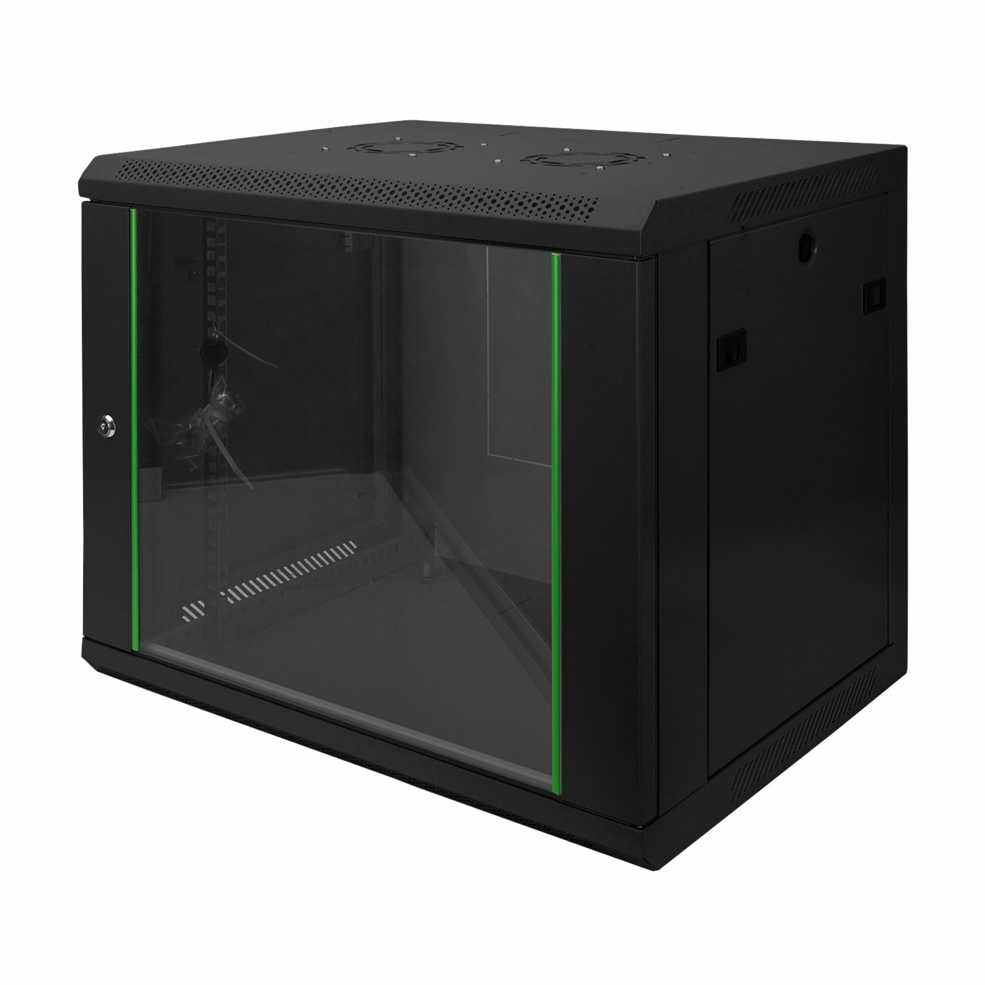 Digitus zidni kabinet  9U 505 600x450 črn sestavljen DN-19 09-U-EC-SW
