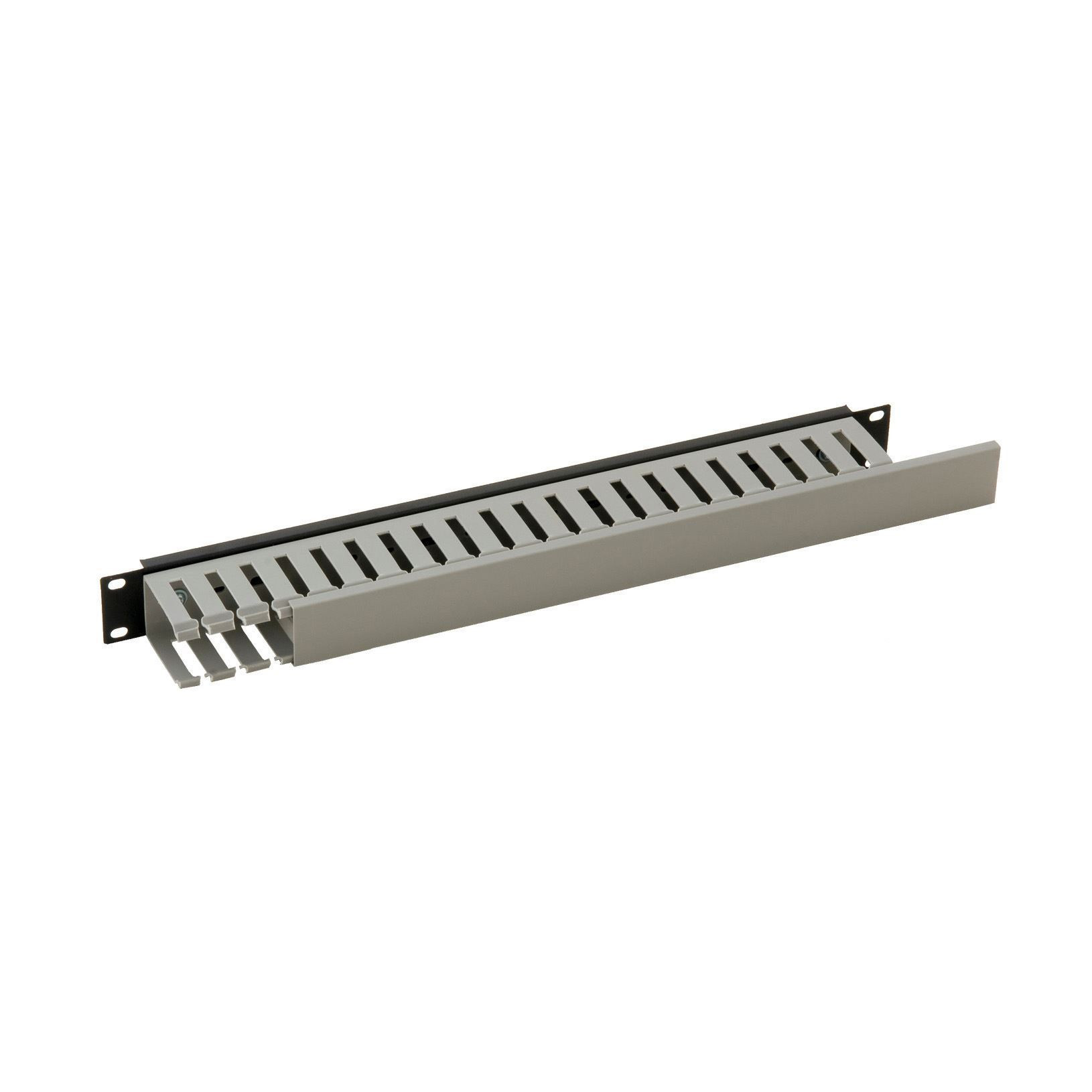 Triton organizator 1U rack s pokrovom - enostranski siv