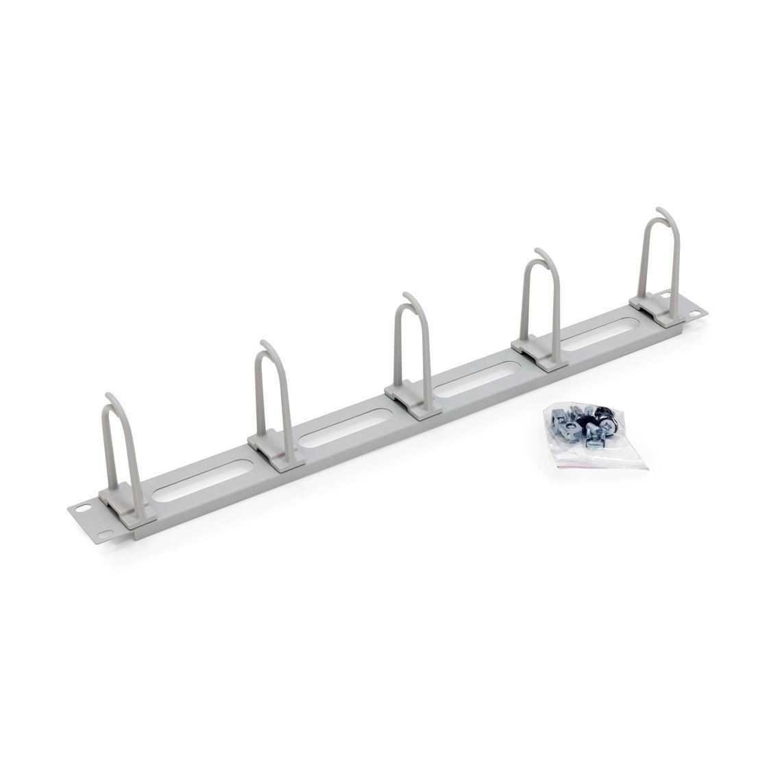 Triton organizator 1U rack 30x65mm z luknjami siv