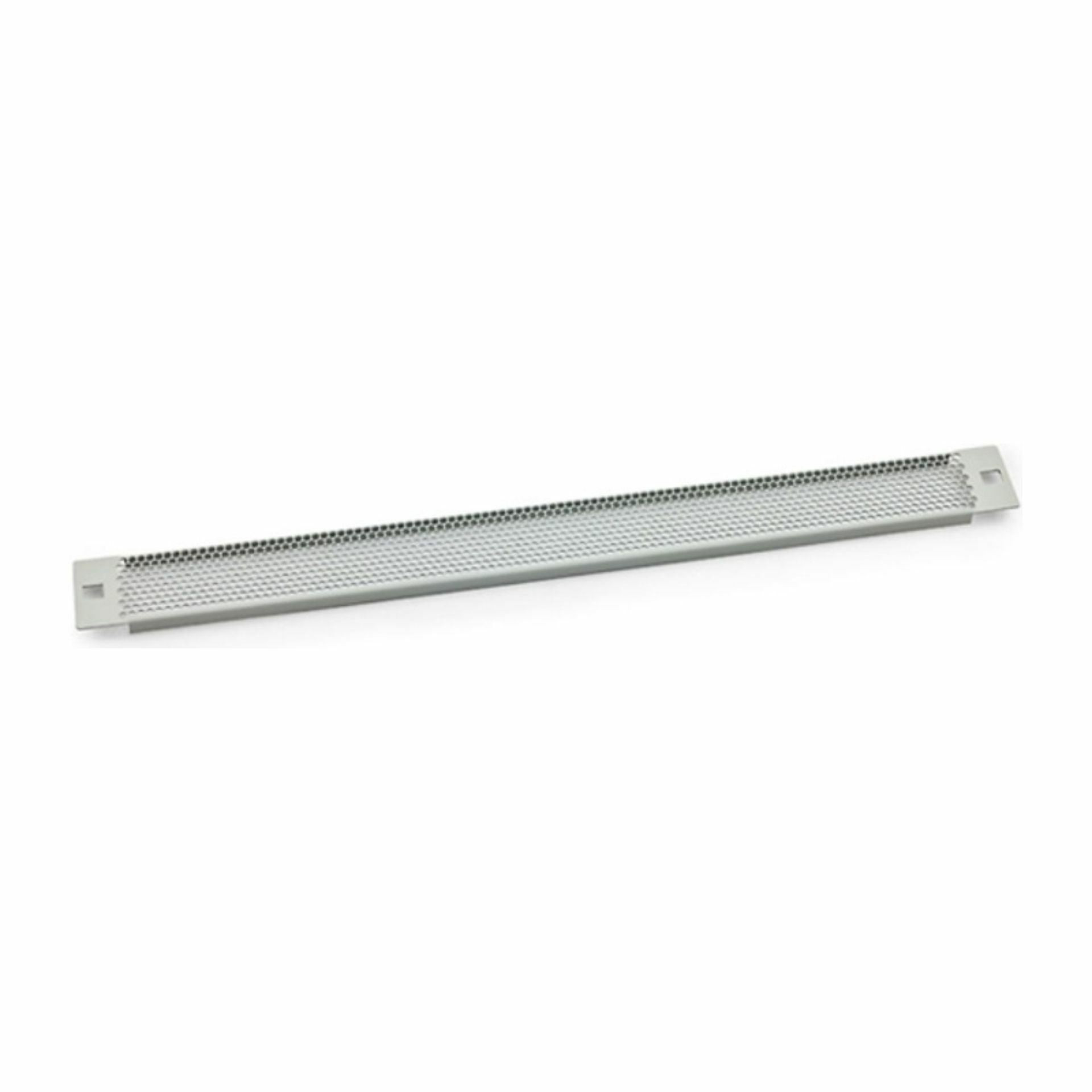 Triton slepi panel perforiran 1U rack siv