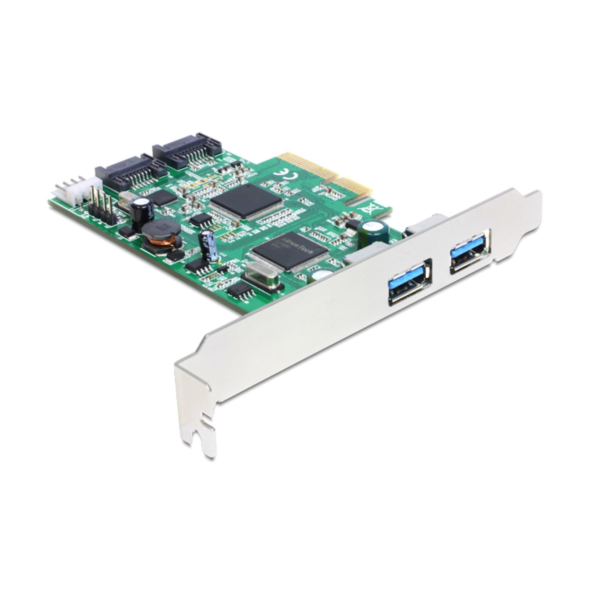 Delock kartica PCIe USB 3.0 2xA + 2xSATA III 89359
