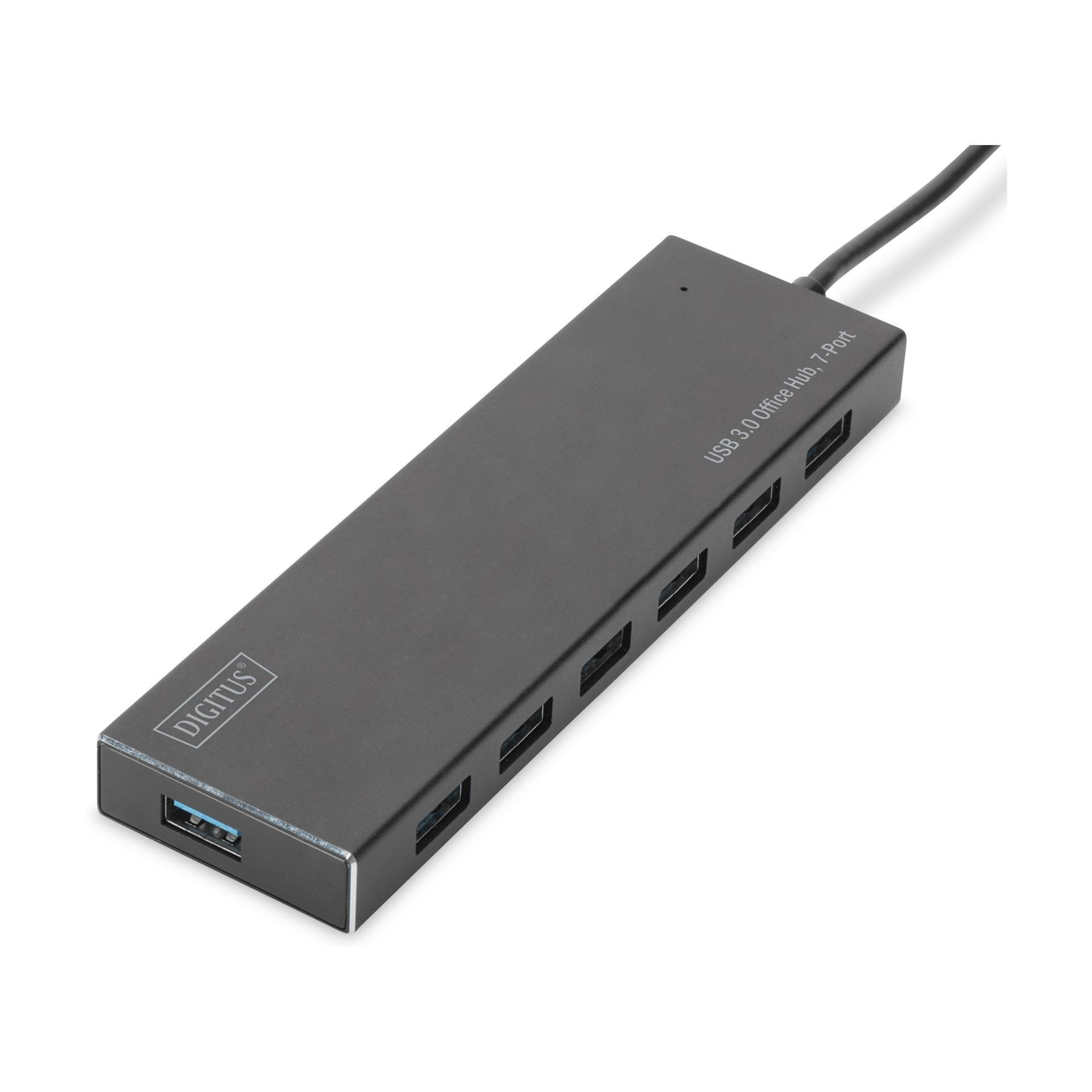 Hub USB 3.0 7xA +AC adapter ALU Digitus