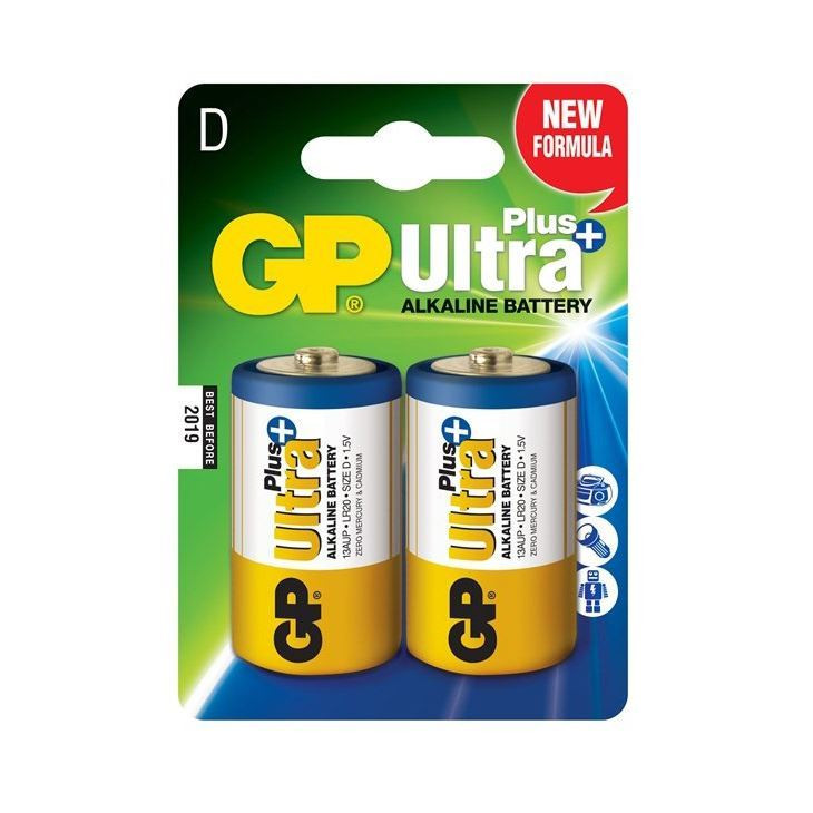 Baterija alkalna tip-D GP13a 2 kom GP Ultra Plus