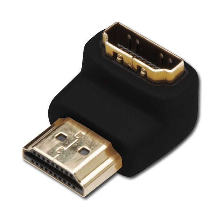 Digitus adapter HDMI M - HDMI Ž 19-pin kotni AK-330502-000-S