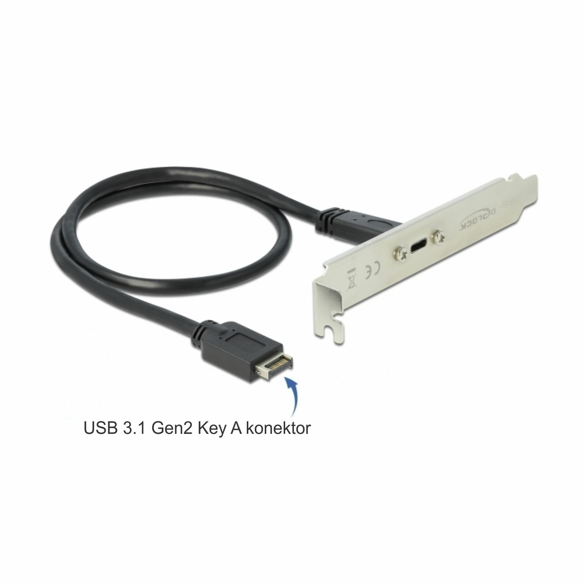 Adapter slot-USB 3.1 Gen2 Tip-C Delock