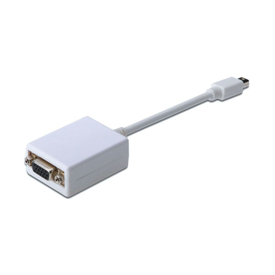Digitus adapter DisplayPort mini - VGA aktivni bel AK-340411-001-W