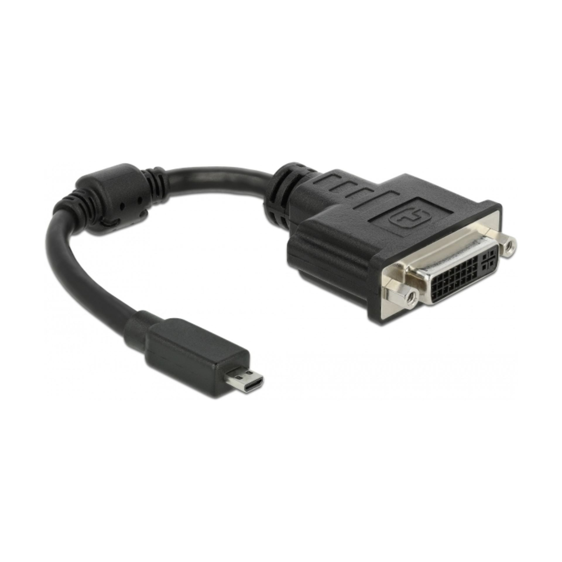 Adapter HDMI-D Mikro M - DVI-D 24+5 Ž 20cm Delock