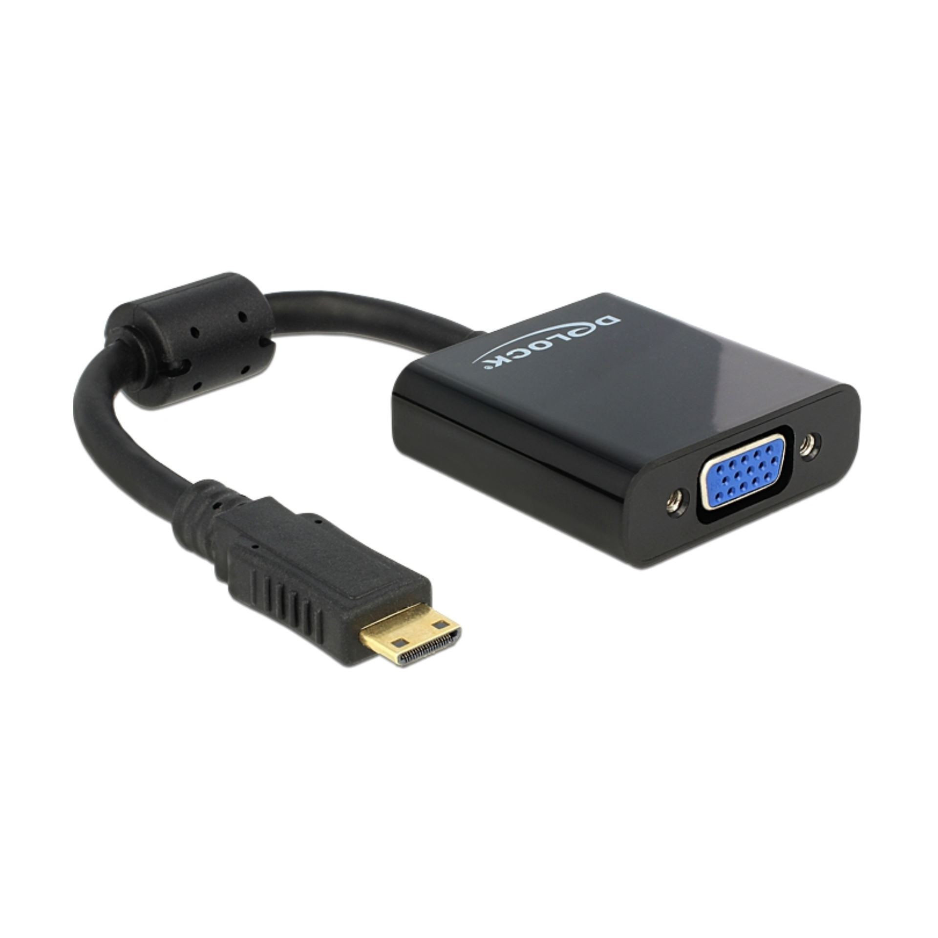 Adapter HDMI-C Mini M - VGA Ž Delock